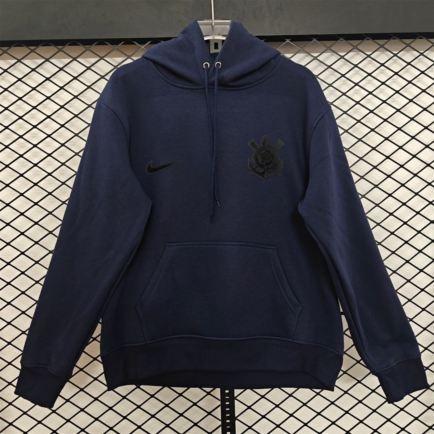 AlphaJersey-Corinthians 25-26 Originals Terrace Black Icon Unisex Pullover Hoodie