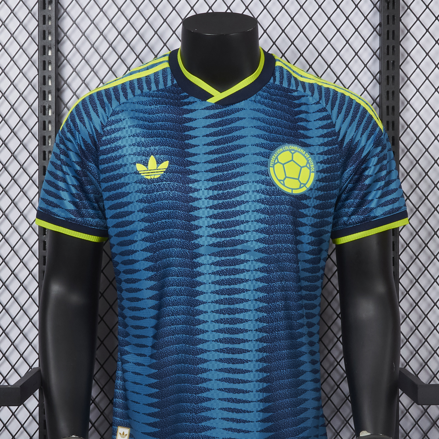 AlphaJersey-Colombia 2026 Away Blue Jersey - Player Version