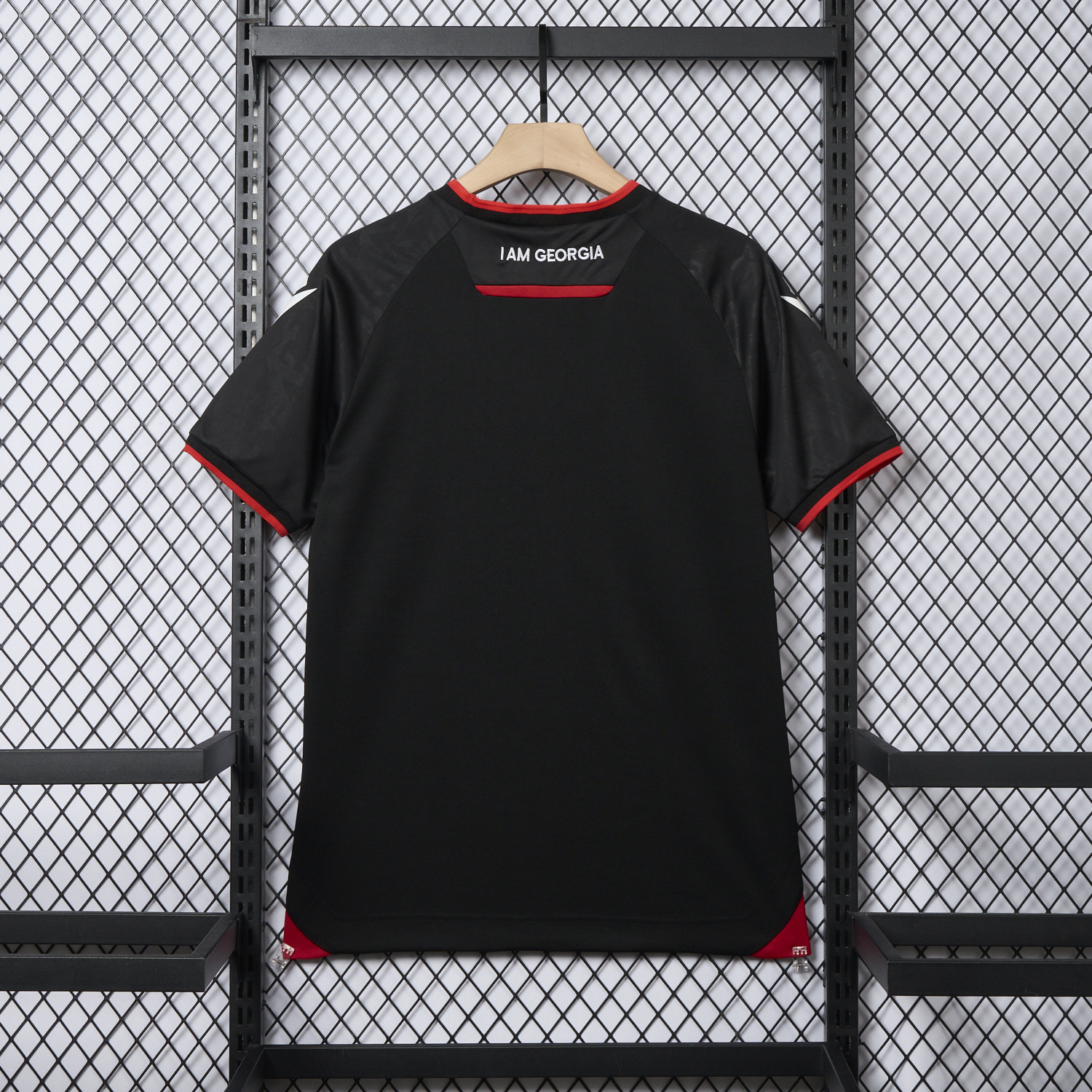 AlphaJersey-Georgia 2026 Away Black Jersey - Fans Version