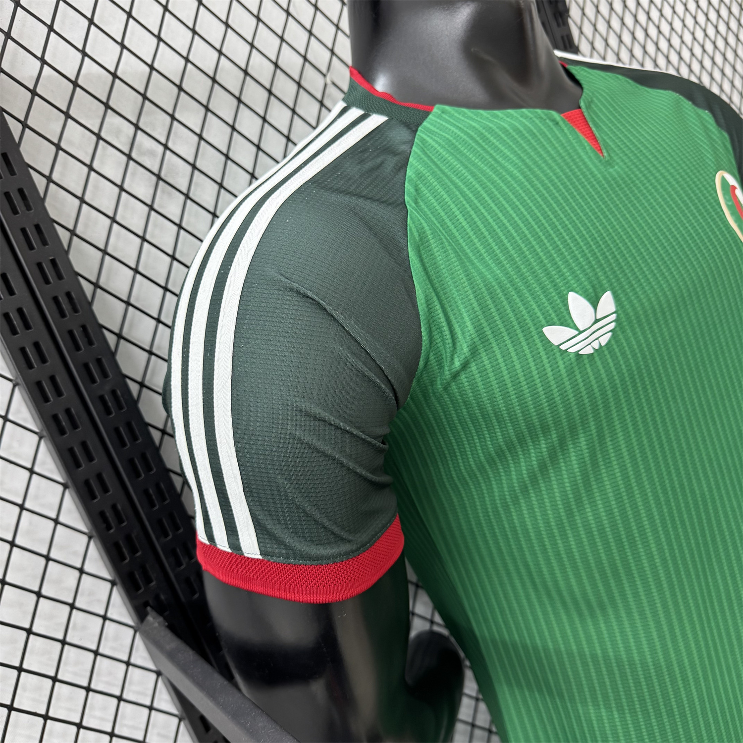 AlphaJersey-Algeria 2026 Away Green Jersey - Player Version