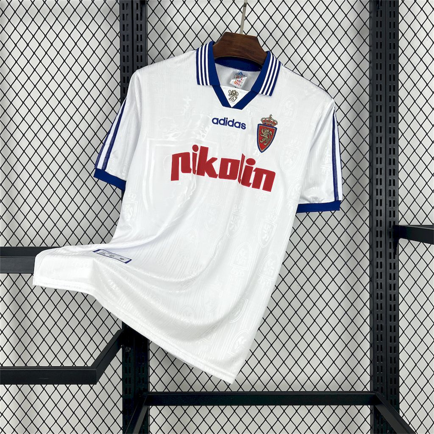 AlphaJersey-Retro Real Zaragoza 1997- 98 Home Jersey