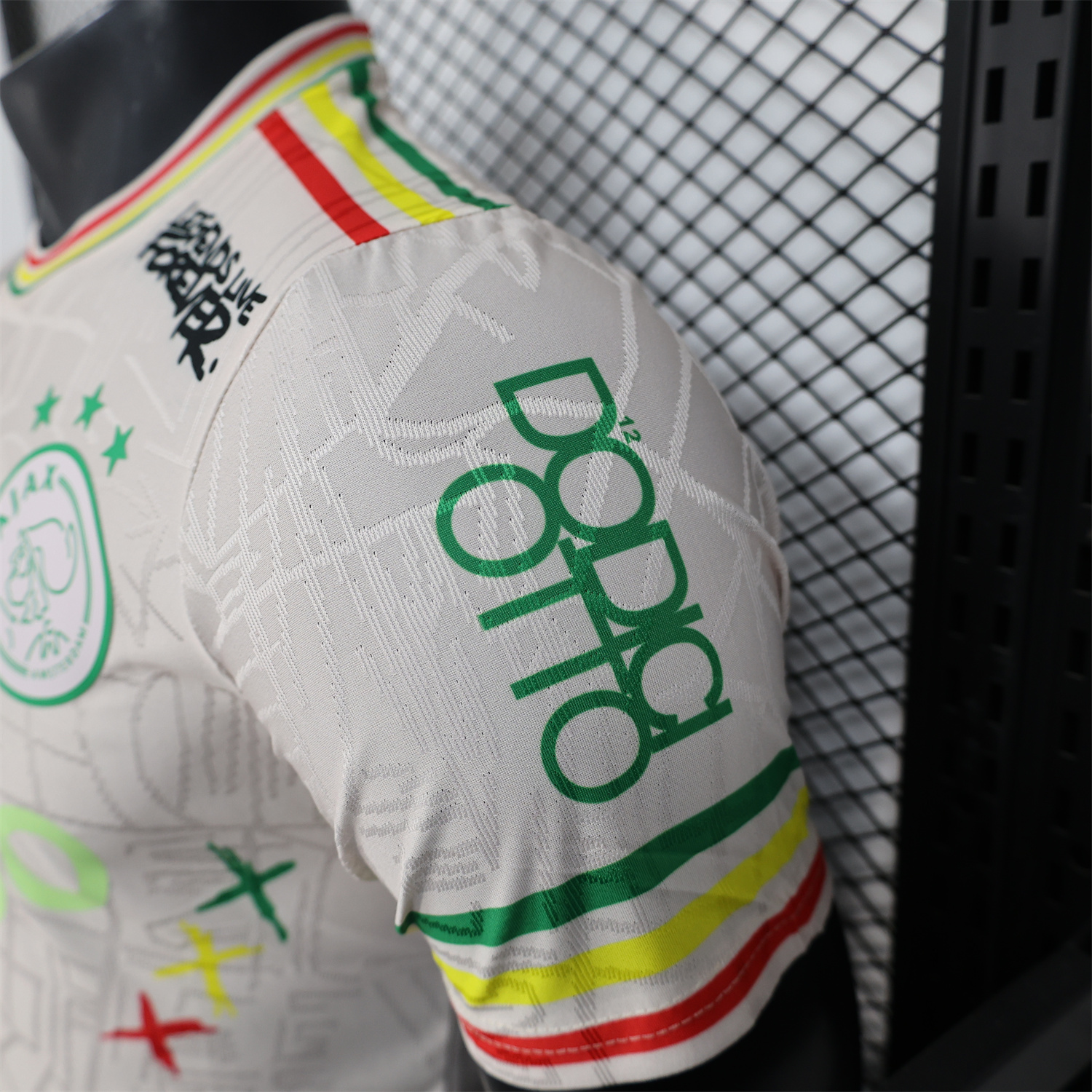 AlphaJersey-Ajax x B-O-B Marly 25-26 Mud Yellow Special Edition Jersey - Player Version