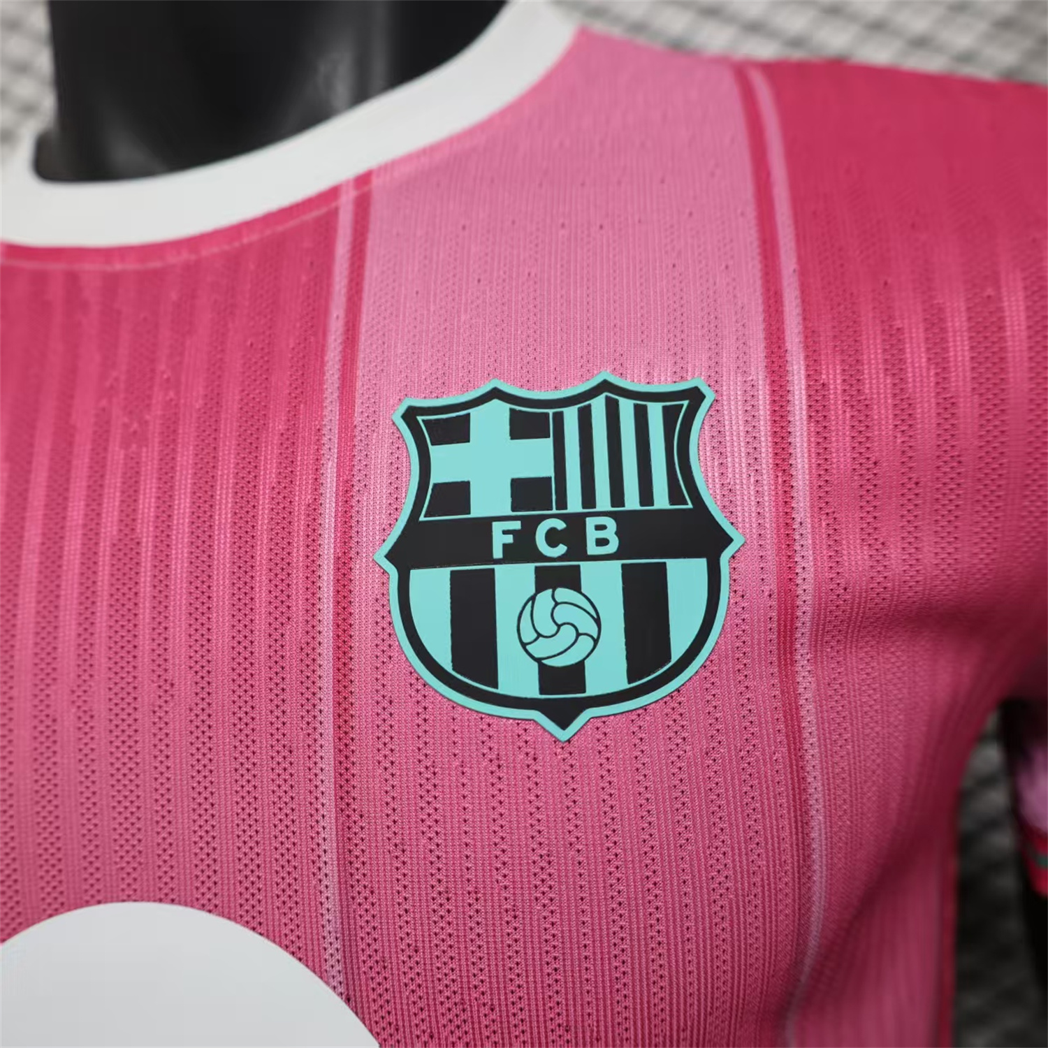 AlphaJersey-Barcelona 25-26 Pink And Cyan Special Jersey - Player Version