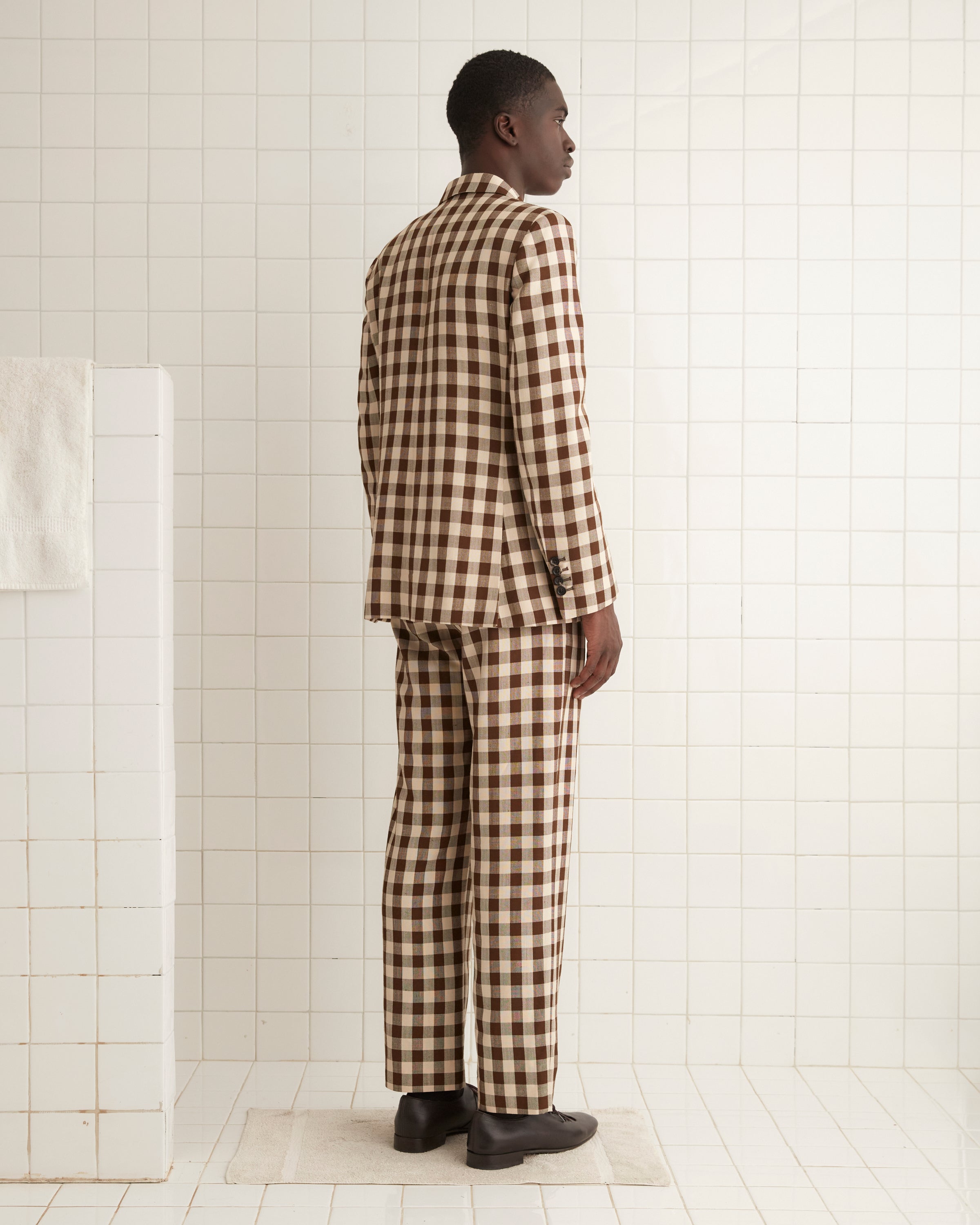Gilbert Check Single-Breasted Suit Jacket | Modern Menswear by yycbvcnbmmnbm