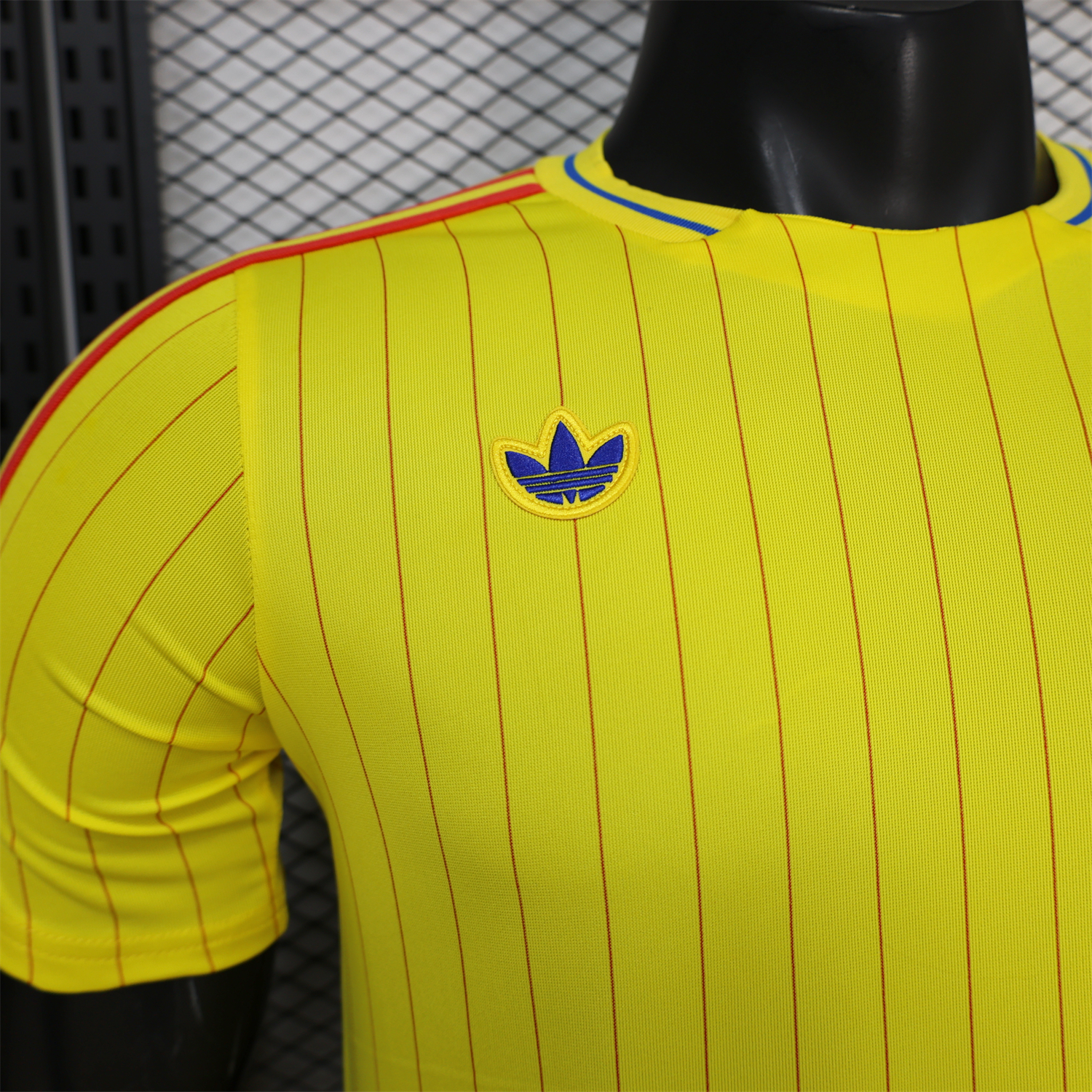AlphaJersey-Colombia 2026 Terrace Icon Retro Casual Style Yellow Jersey - Player Version