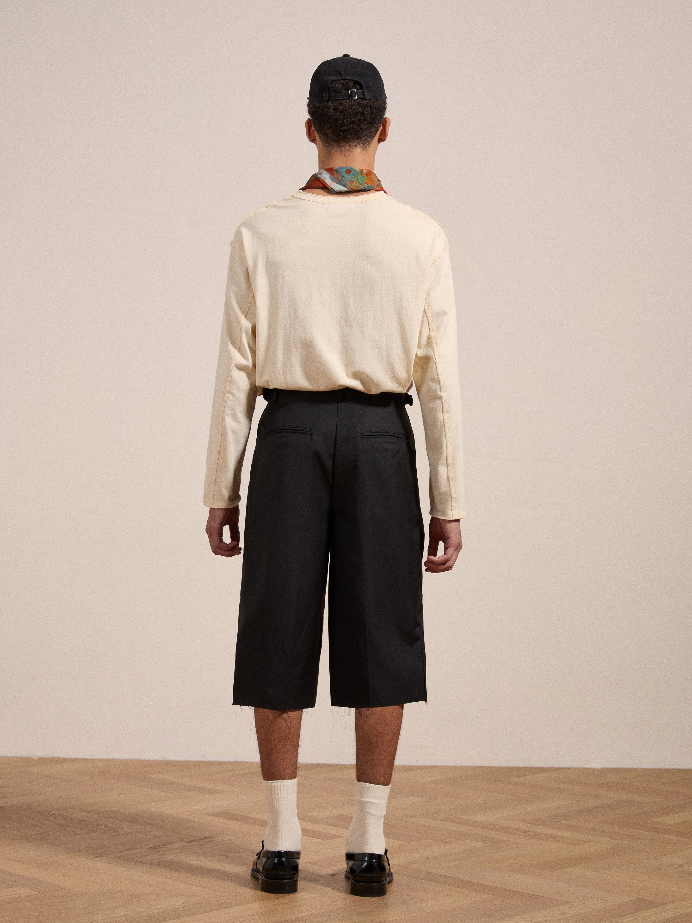 Pleated Trouser Shorts | Modern Menswear by yycbvcnbmmnbm