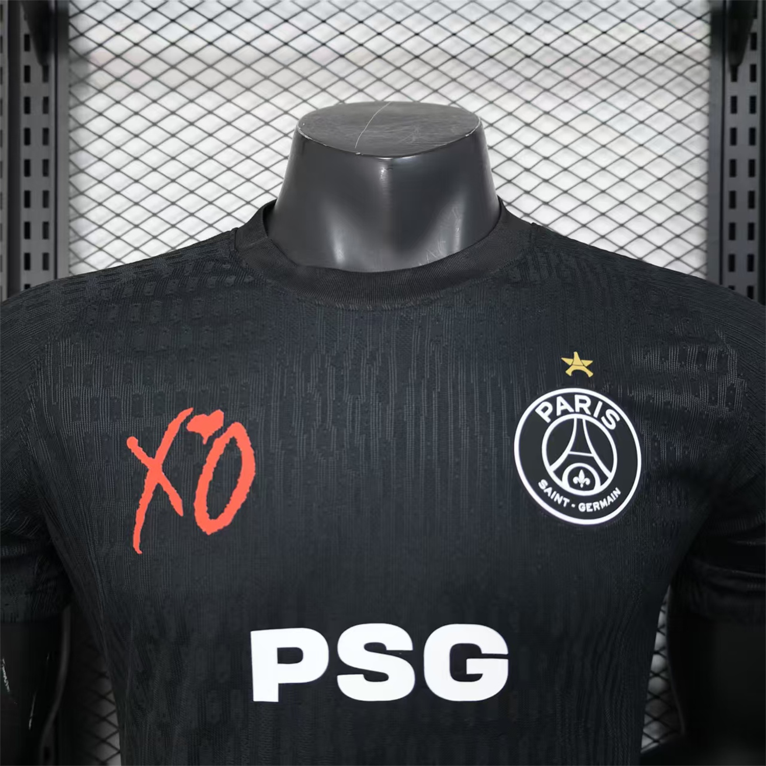 AlphaJersey-Paris Saint-Germain PSG 25-26 Black XO Special Jersey - Player Version