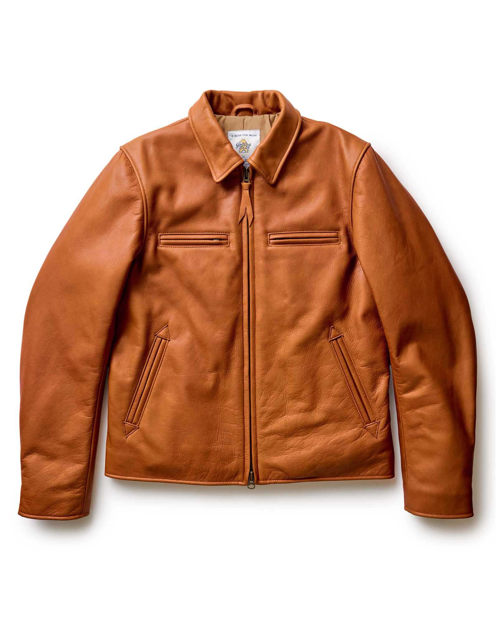 The Moto Jacket in Whiskey Steerhide | Modern Menswear by yycbvcnbmmnbm