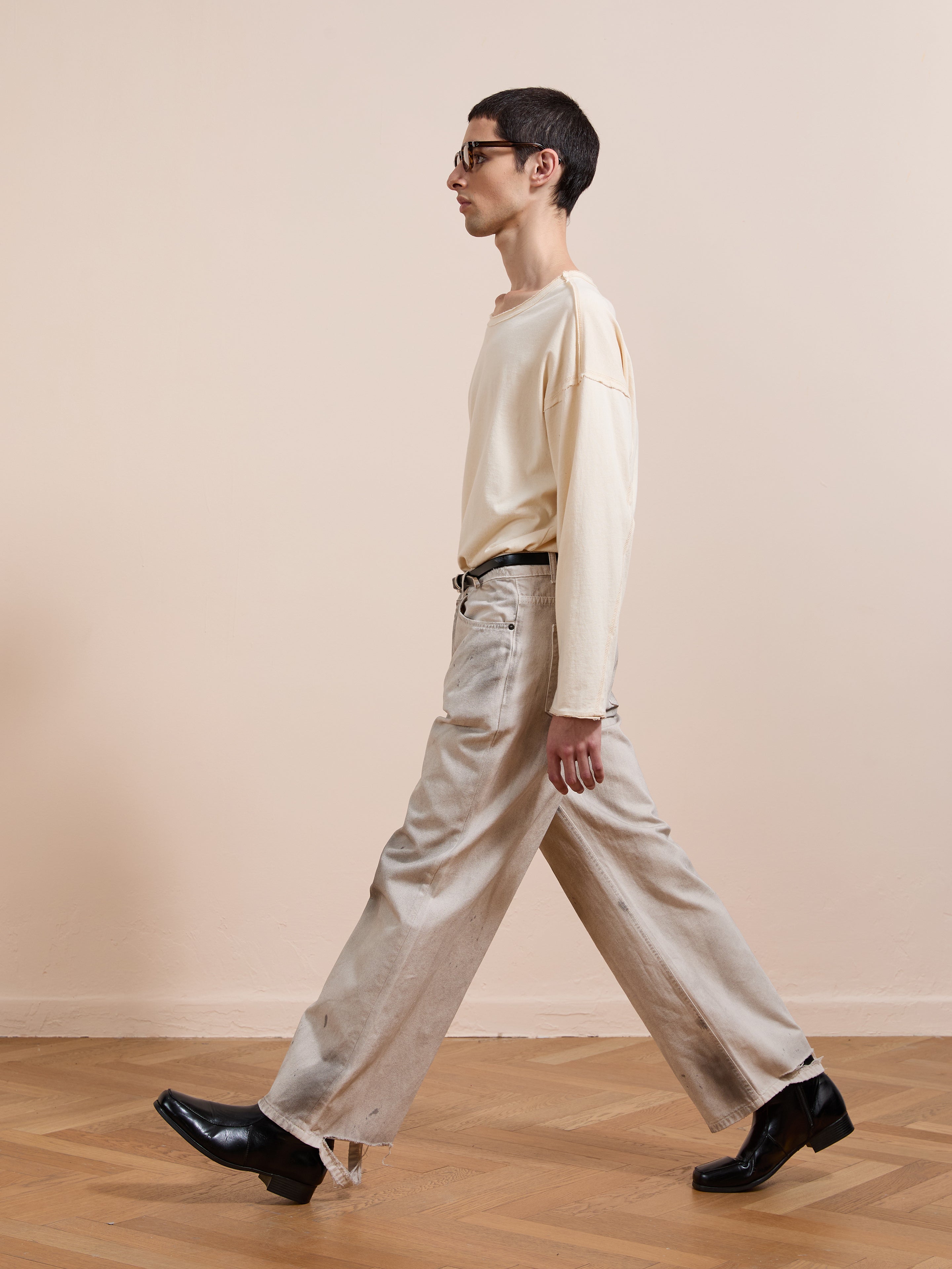 Lacy Baggy Jeans | Modern Menswear by yycbvcnbmmnbm