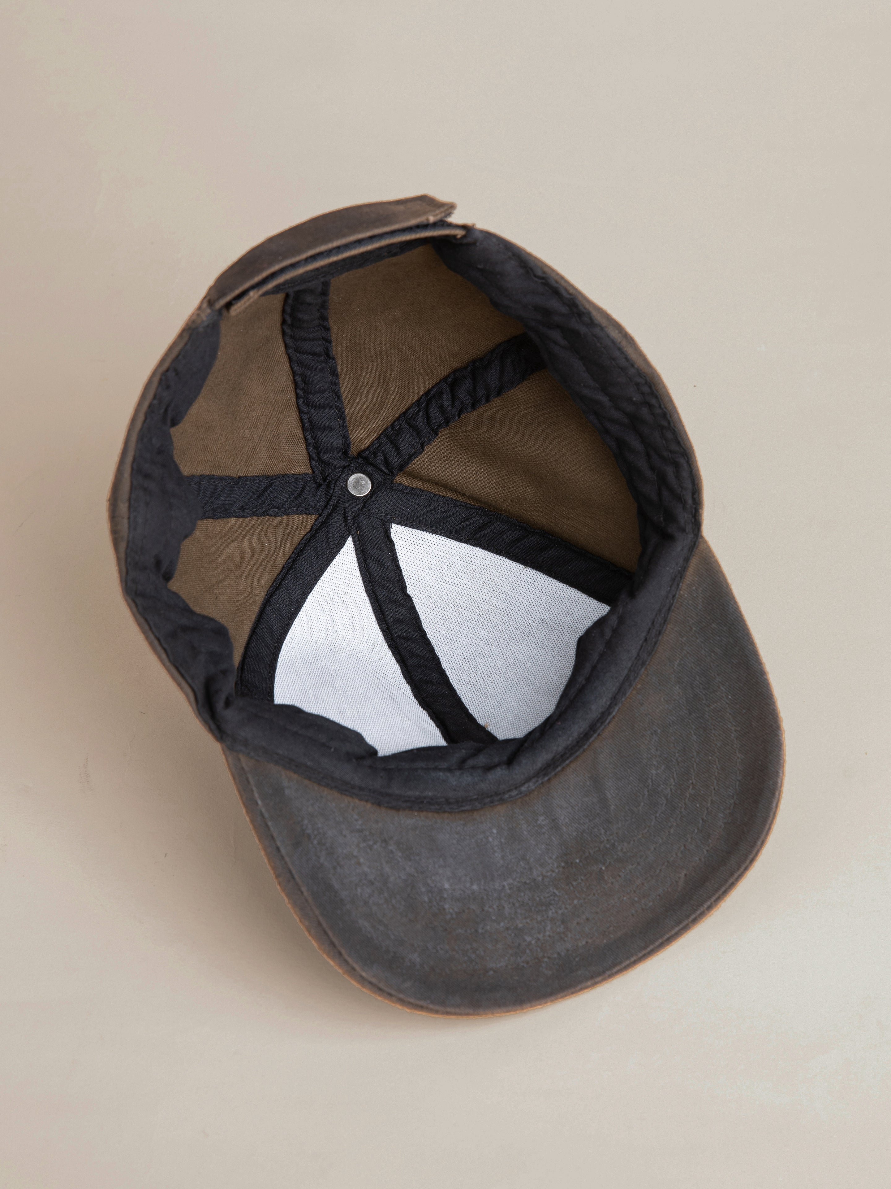 Waxed Charcoal Studded Cap | Modern Menswear by yycbvcnbmmnbm