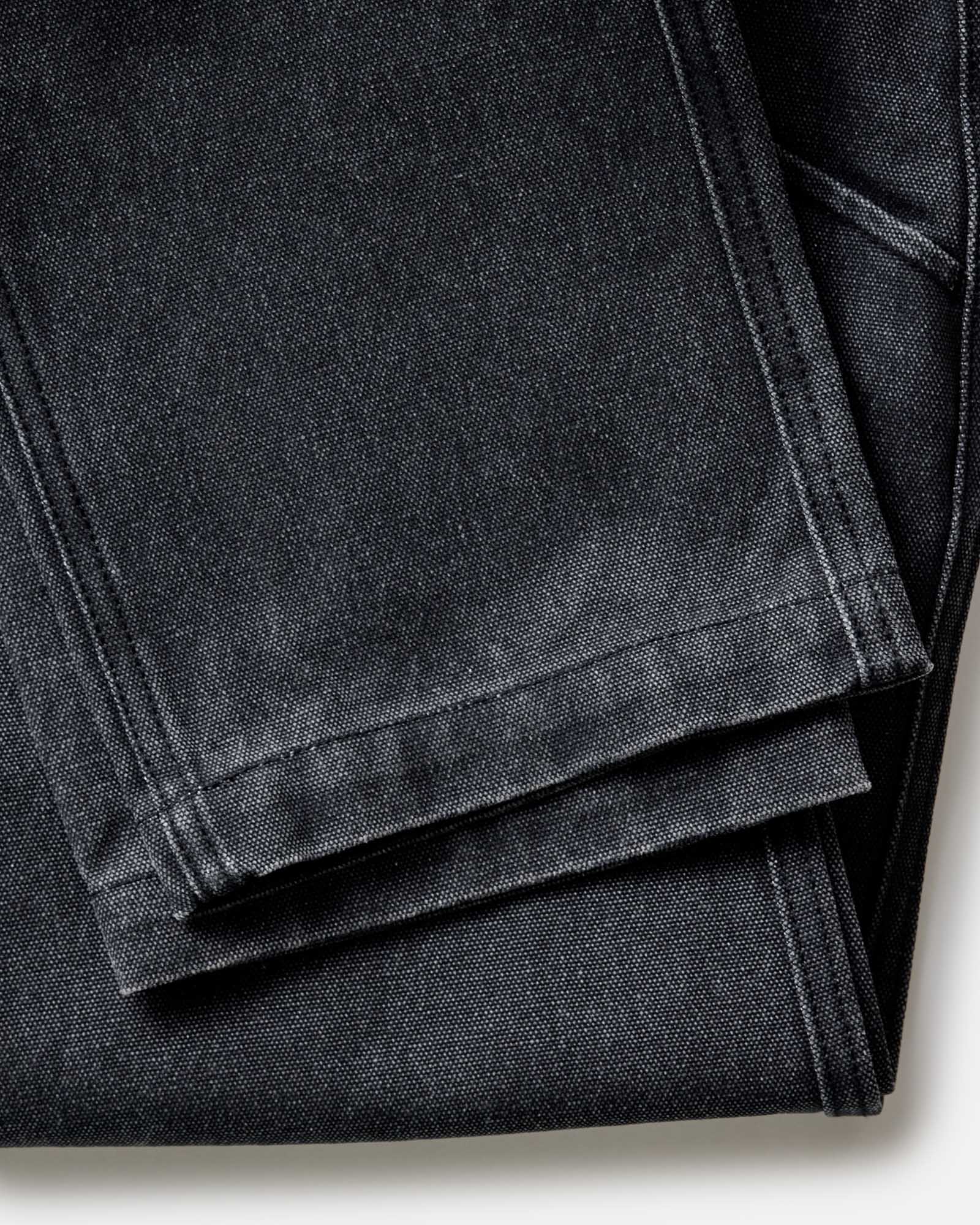 The Camp Pant in Coal Chipped Canvas | Modern Menswear by yycbvcnbmmnbm