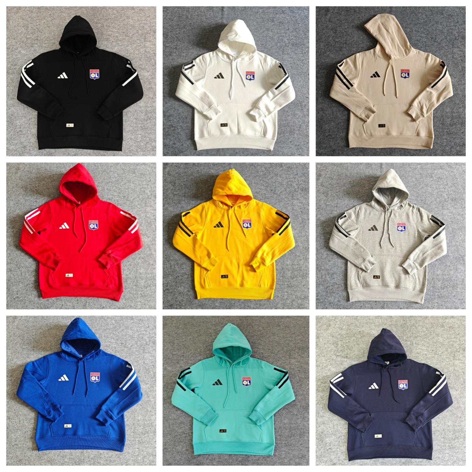 AlphaJersey-Lyon 25-26 Home Unisex Pullover Hoodie