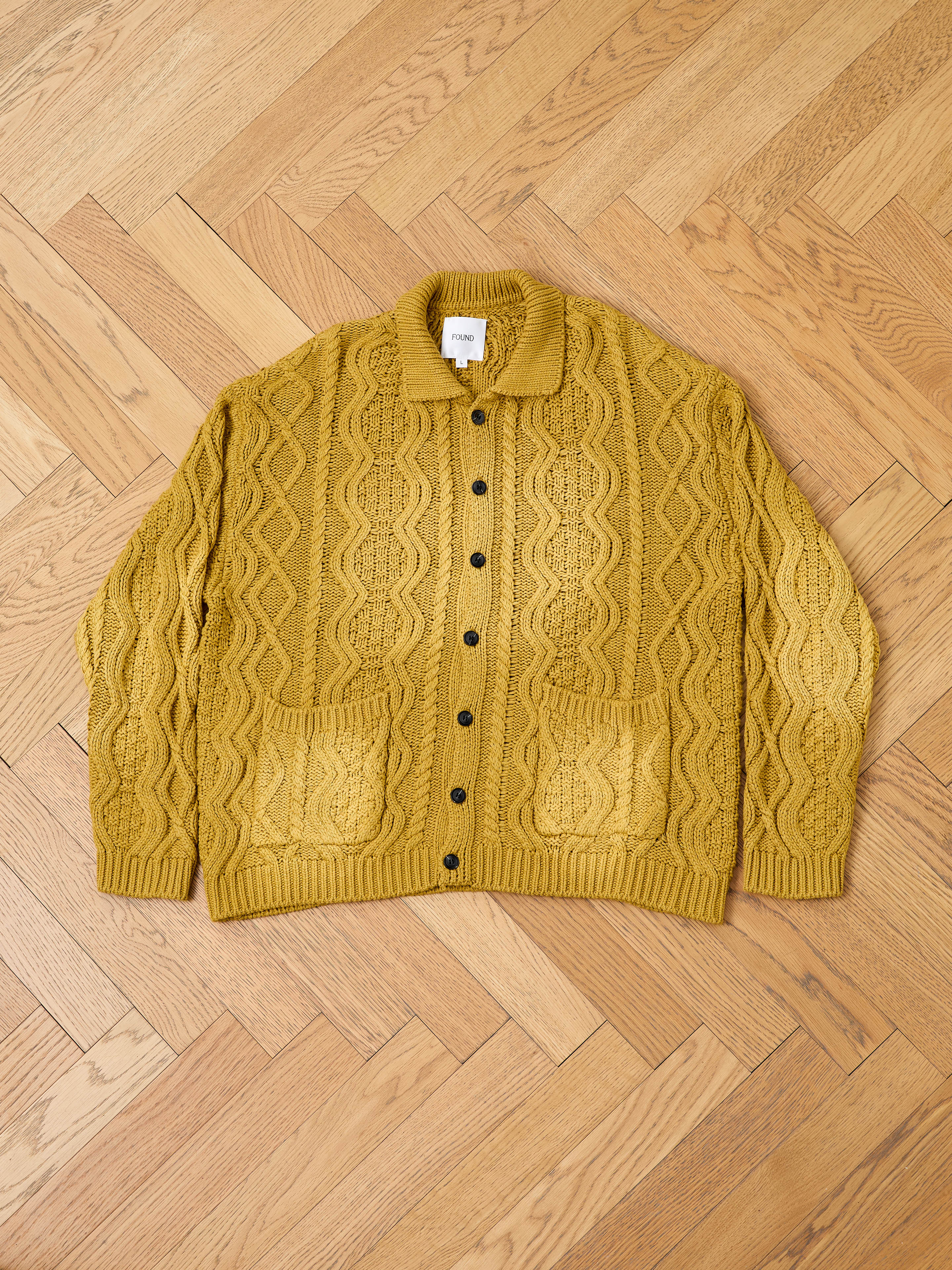 Cable Knit Buttoned Cardigan | Modern Menswear by yycbvcnbmmnbm