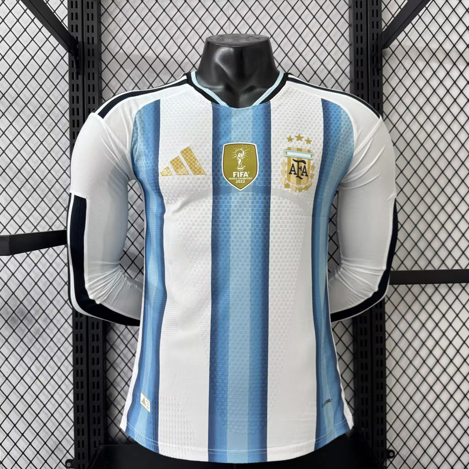 AlphaJersey-Argentina 2026 Home Long Sleeves Jersey - Player Version