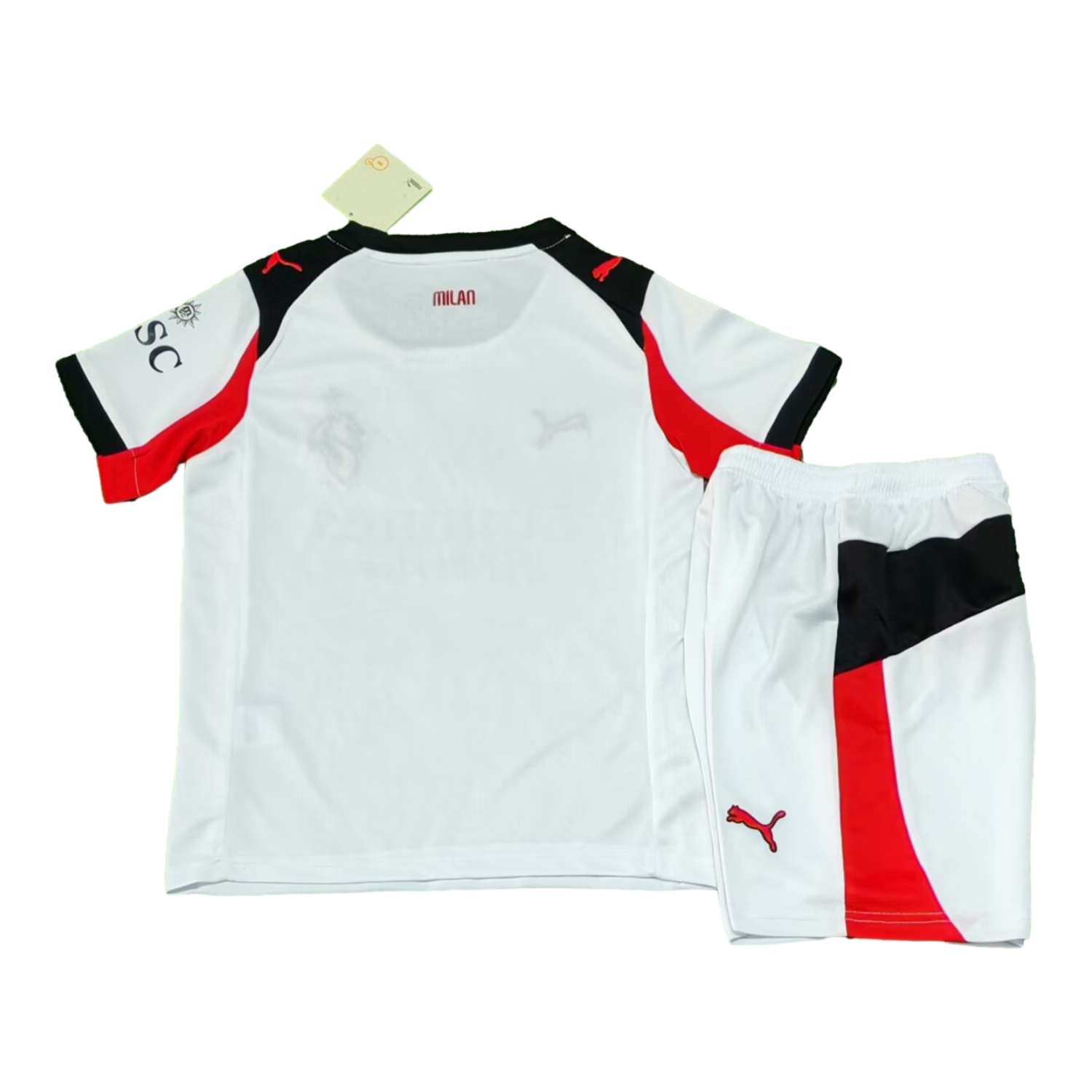 AlphaJersey-AC Milan 25-26 Away White Kids Kit