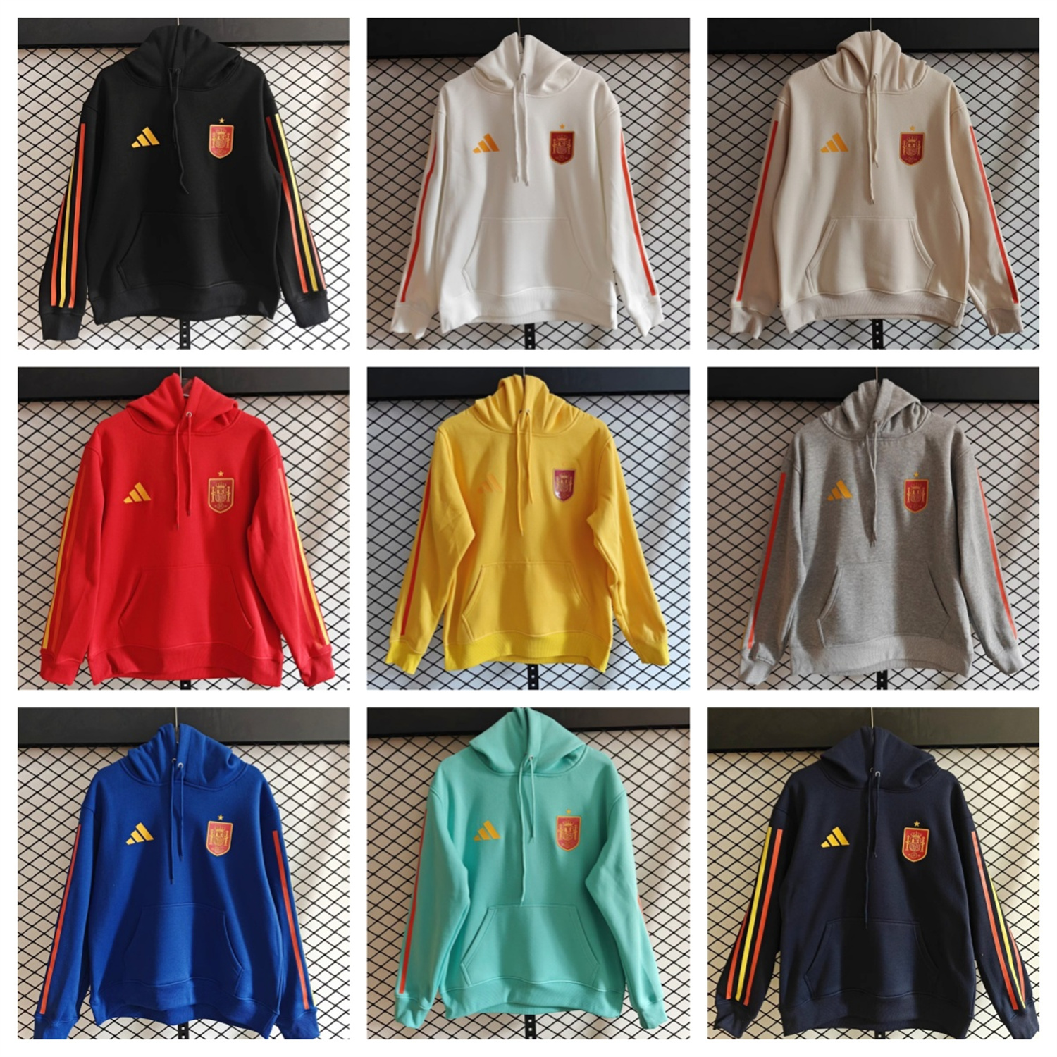 AlphaJersey-Spain 2026 Home Unisex Pullover Hoodie