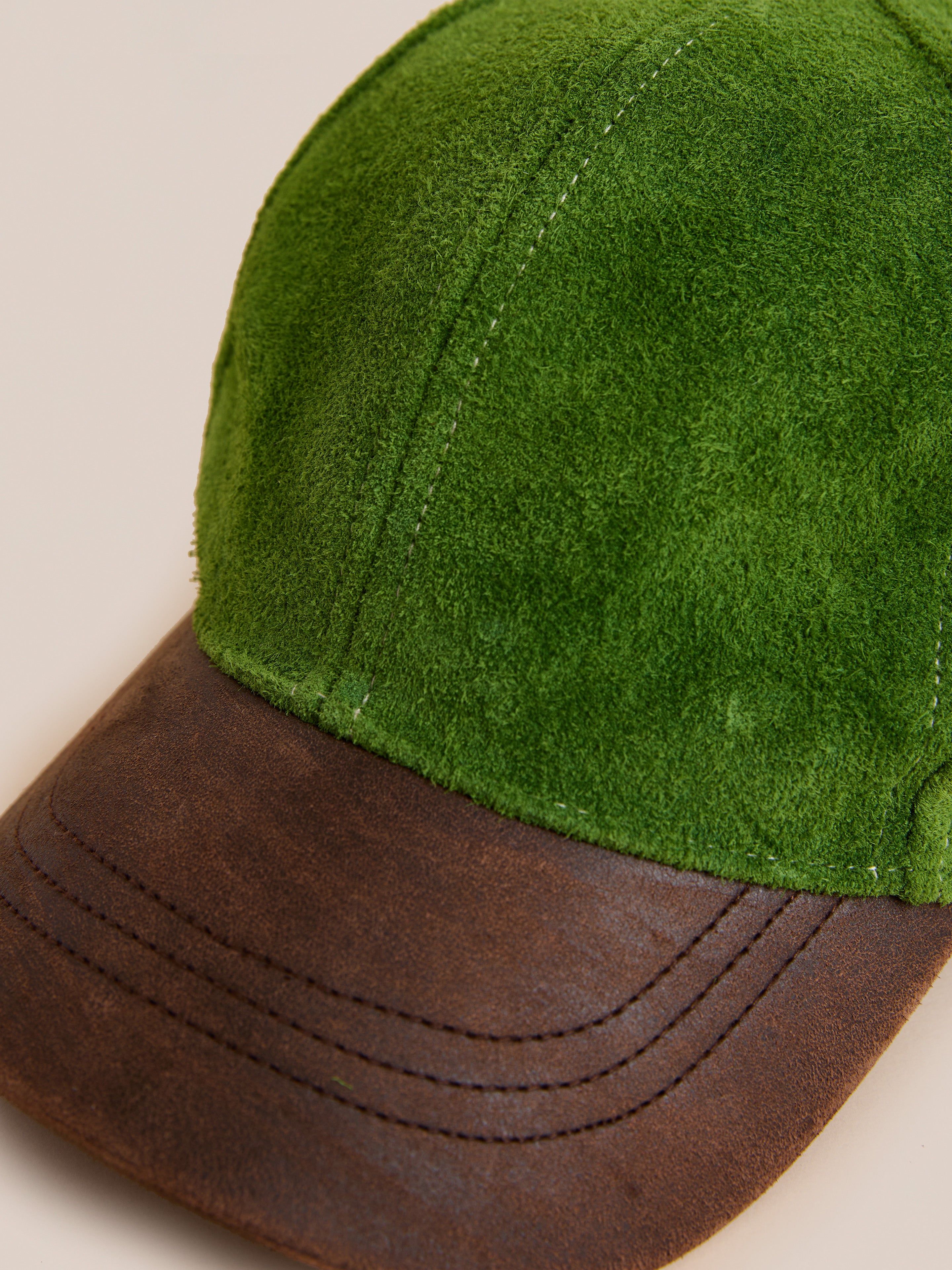 Suede Leather Contrast Distressed Cap | Modern Menswear by yycbvcnbmmnbm