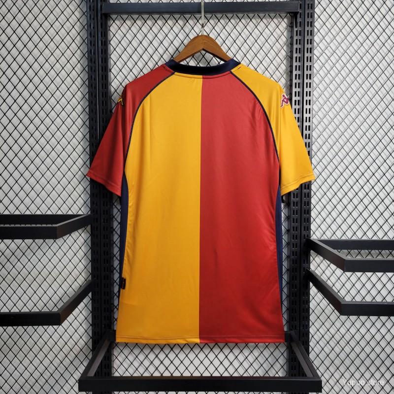 AlphaJersey-Retro Roma 2001-02 European Home Jersey