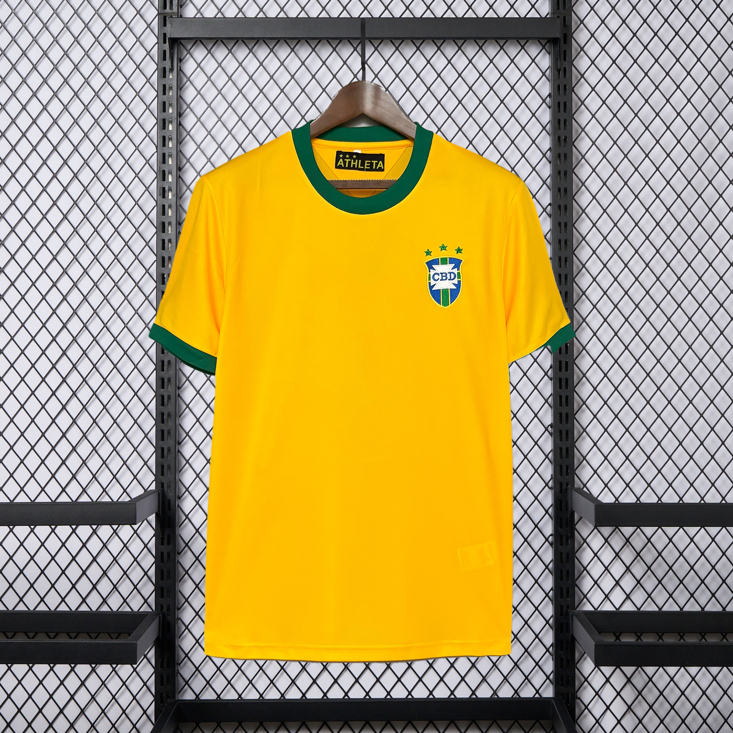 AlphaJersey-Retro Brazil 1971 Home Jersey