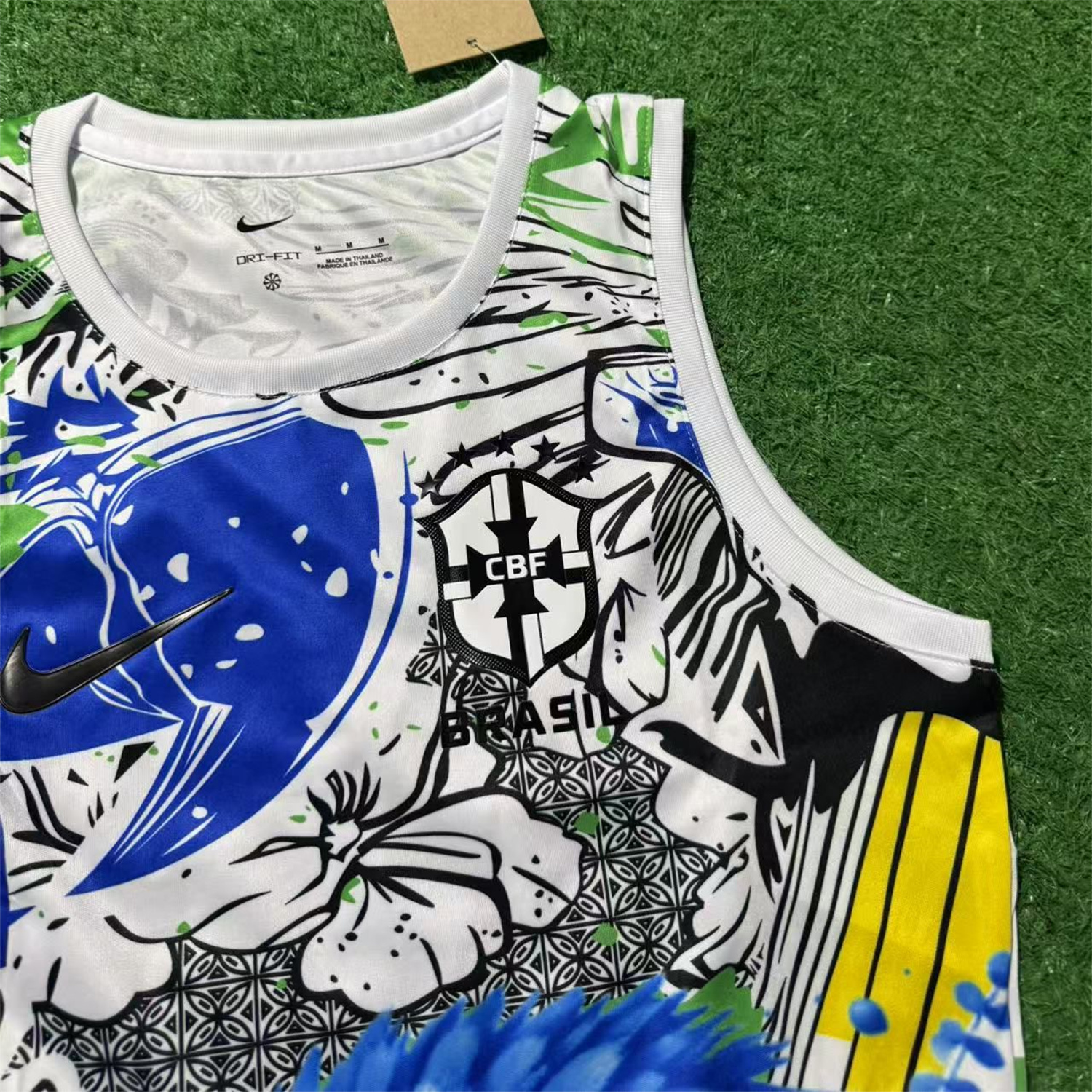 AlphaJersey-Women's Brazil 25-26 Blue Parrot Yoga Vest