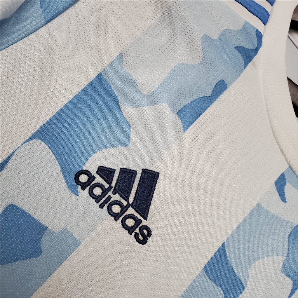 AlphaJersey-Retro Argentina 2021 Home Stadium Jersey