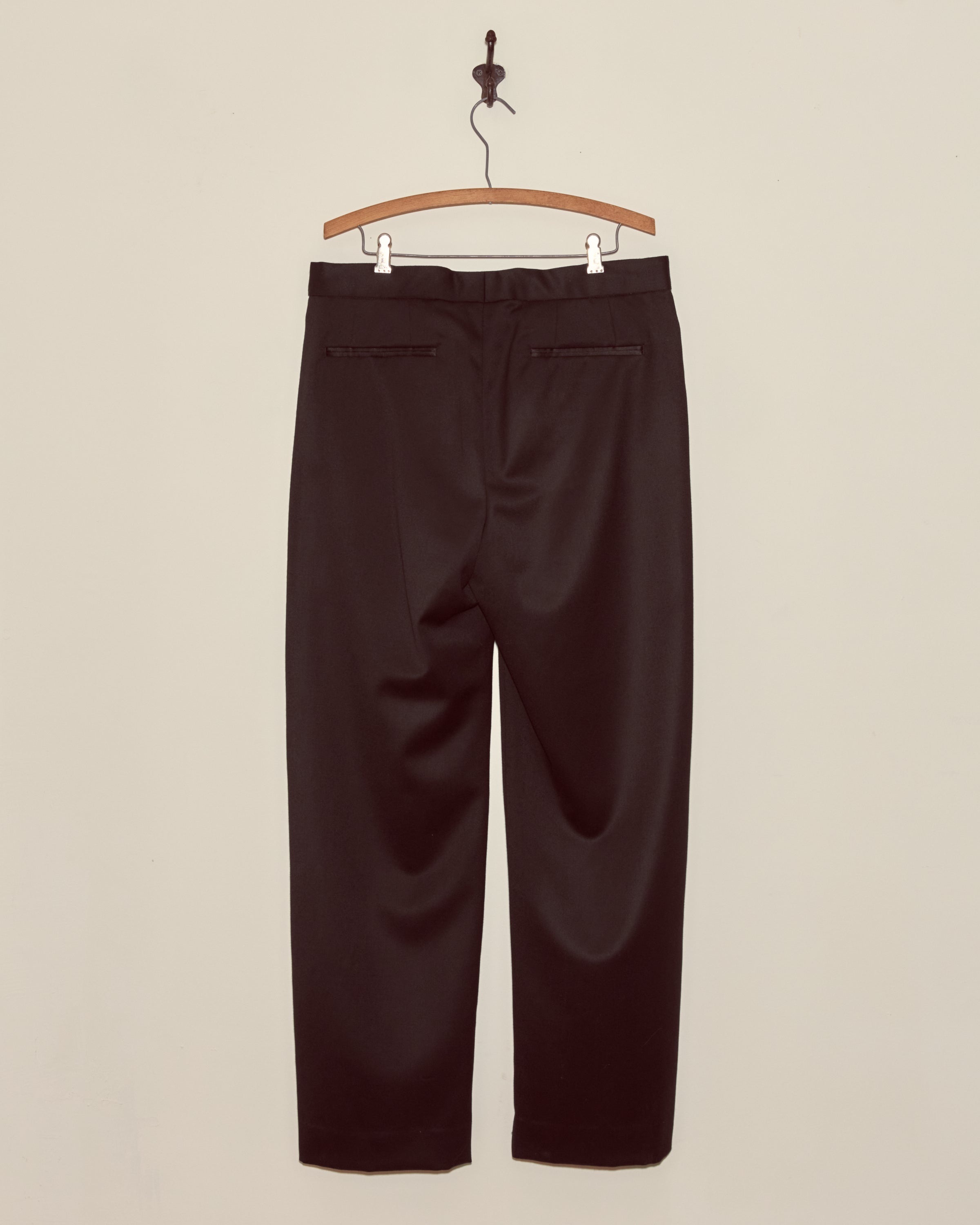 Barathea Tuxedo Trousers | Modern Menswear by yycbvcnbmmnbm