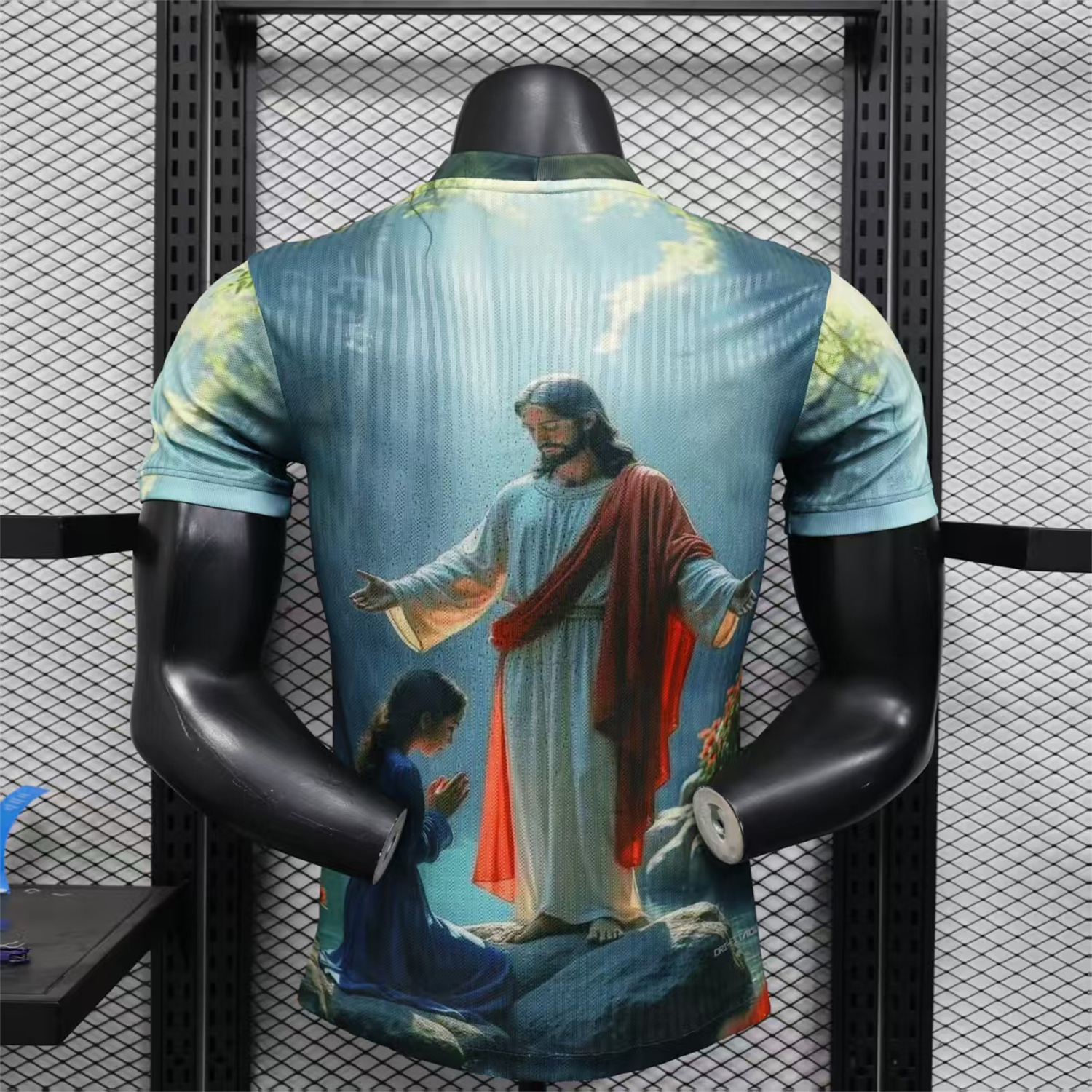 AlphaJersey-Brazil 25-26 Praying to Jesus Special Green Jersey - Player Version