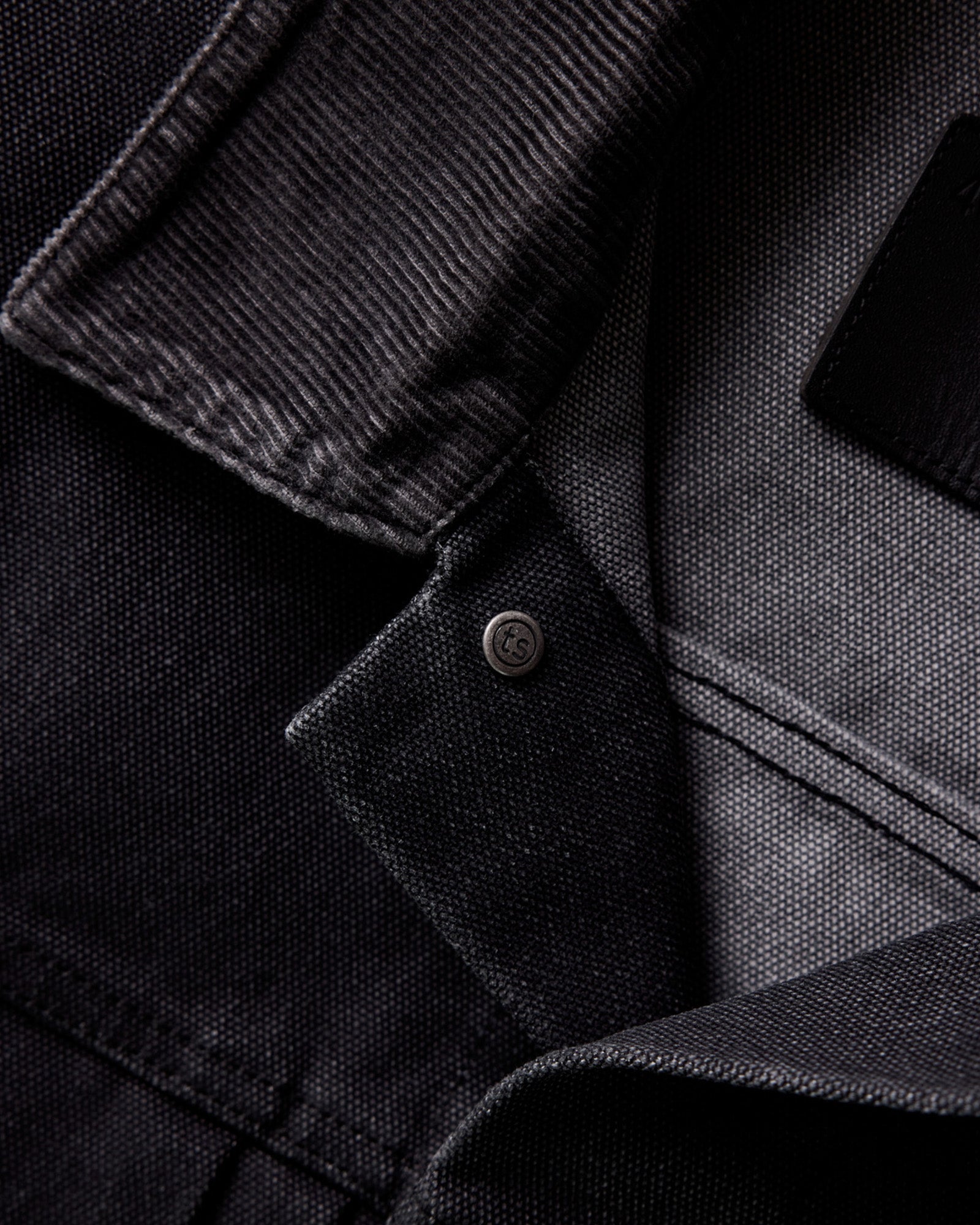 The Ryder Jacket in Coal Chipped Canvas | Modern Menswear by yycbvcnbmmnbm