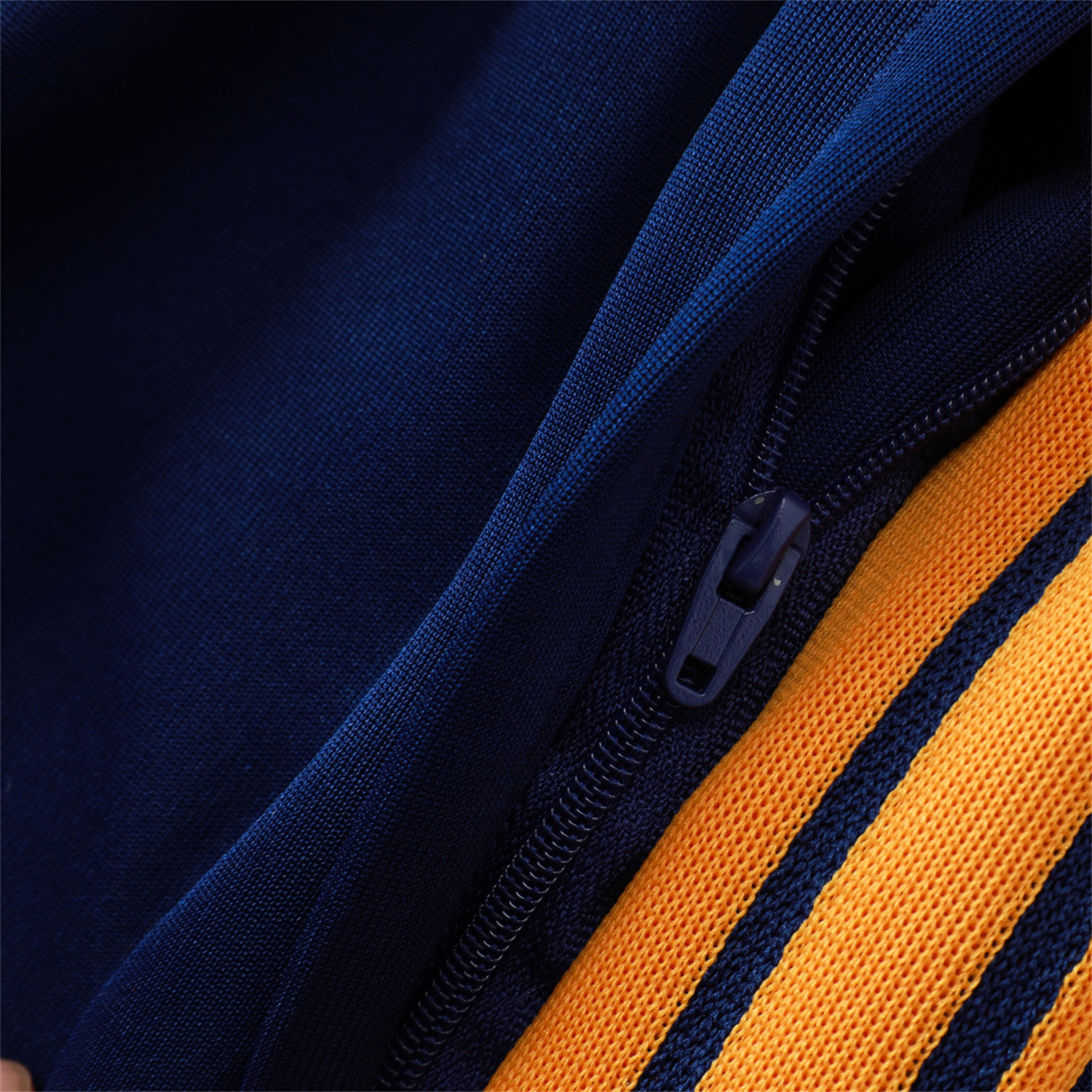 AlphaJersey-Real Madrid 26-27 Long Sleeves Training Set - Yellow Edge Deep Blue Top And Pants