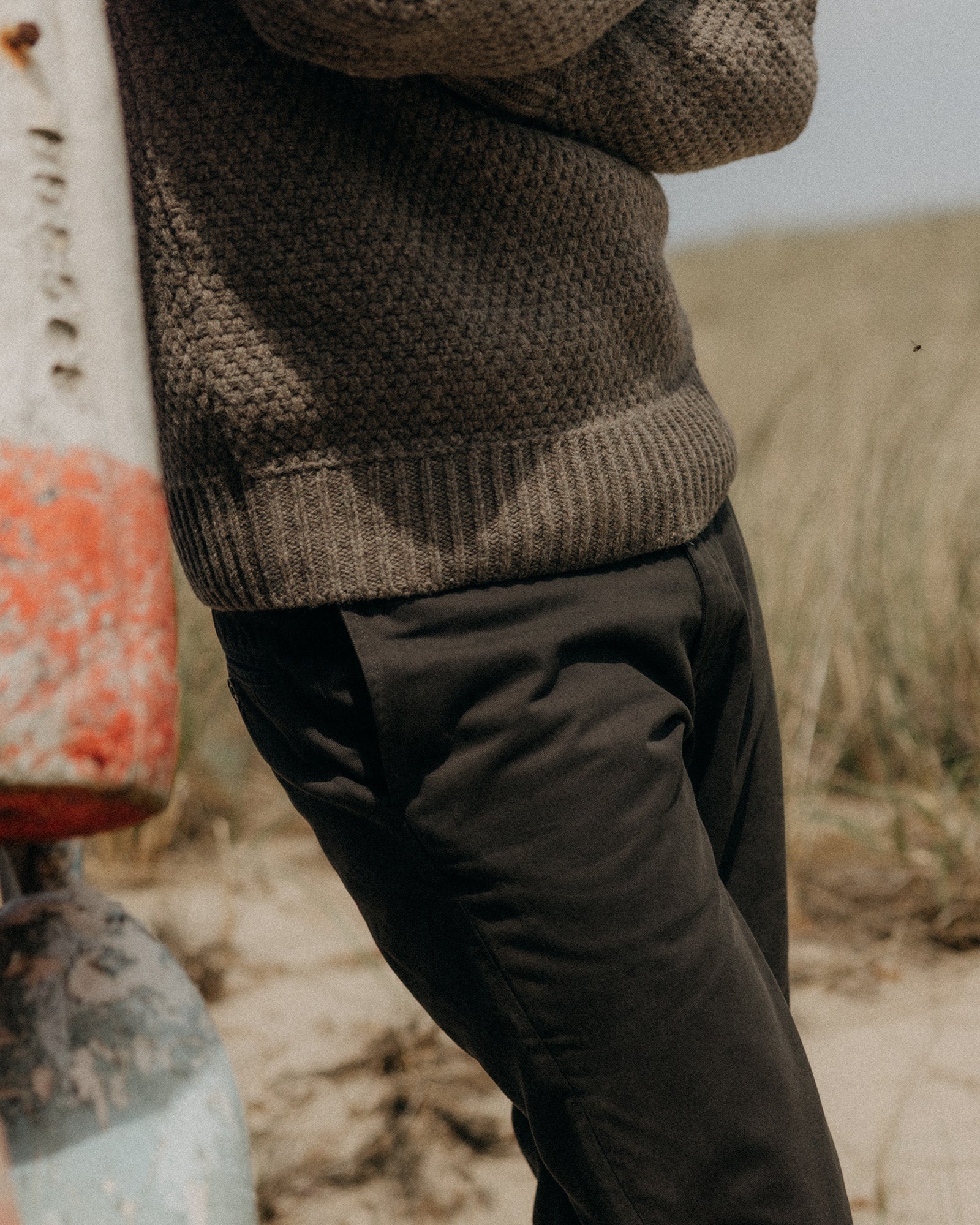 The Slim Foundation Pant in Organic Faded Black | Modern Menswear by yycbvcnbmmnbm