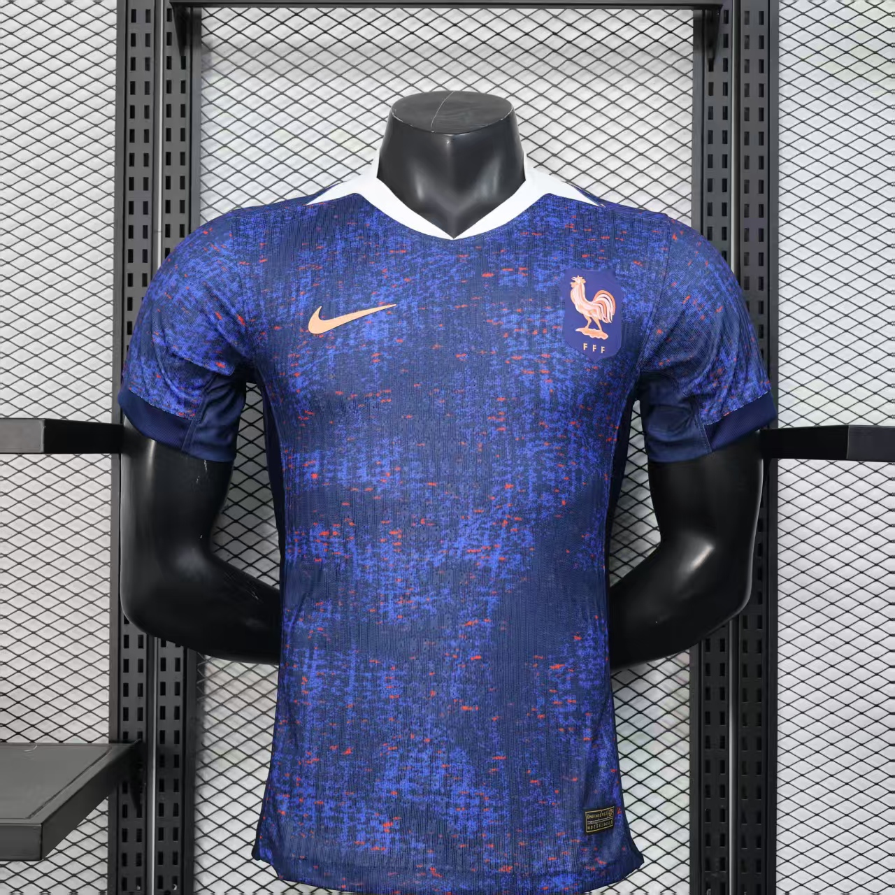 AlphaJersey-France 2025 Women's Team Home Jersey - Men's Player Version