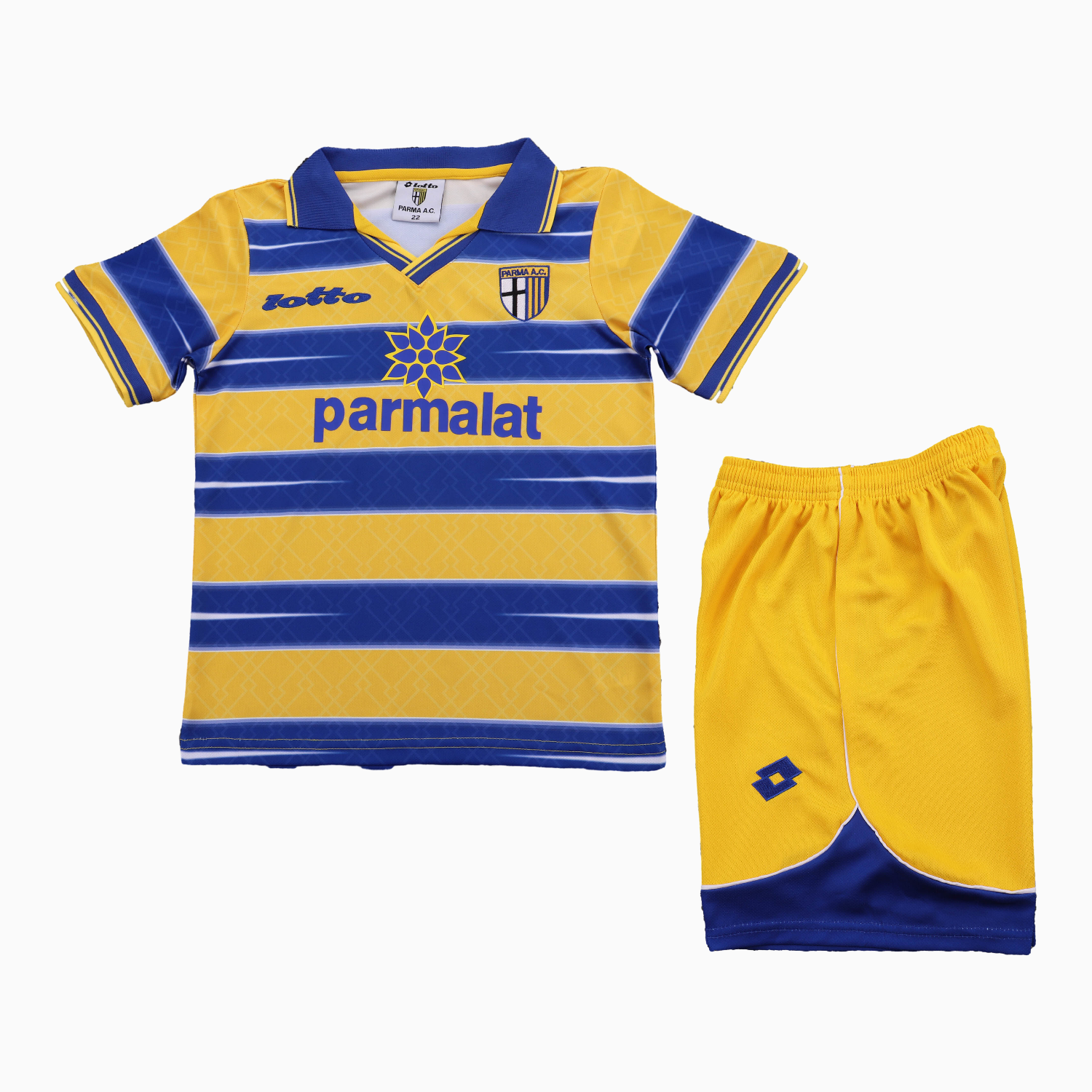 AlphaJersey-Retro Parma 1998-99 Home Kids Kit