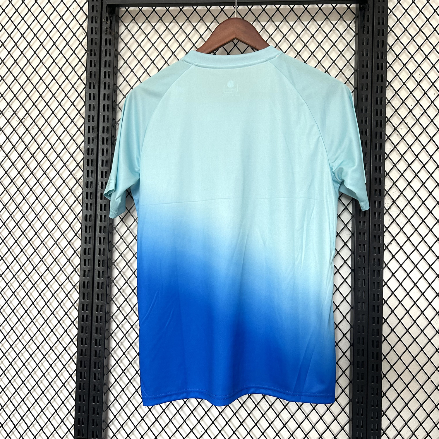 AlphaJersey-Tunisia 25-26 Blue Gradient Auspicious Cloud Pattern Special Jersey - Fans Version