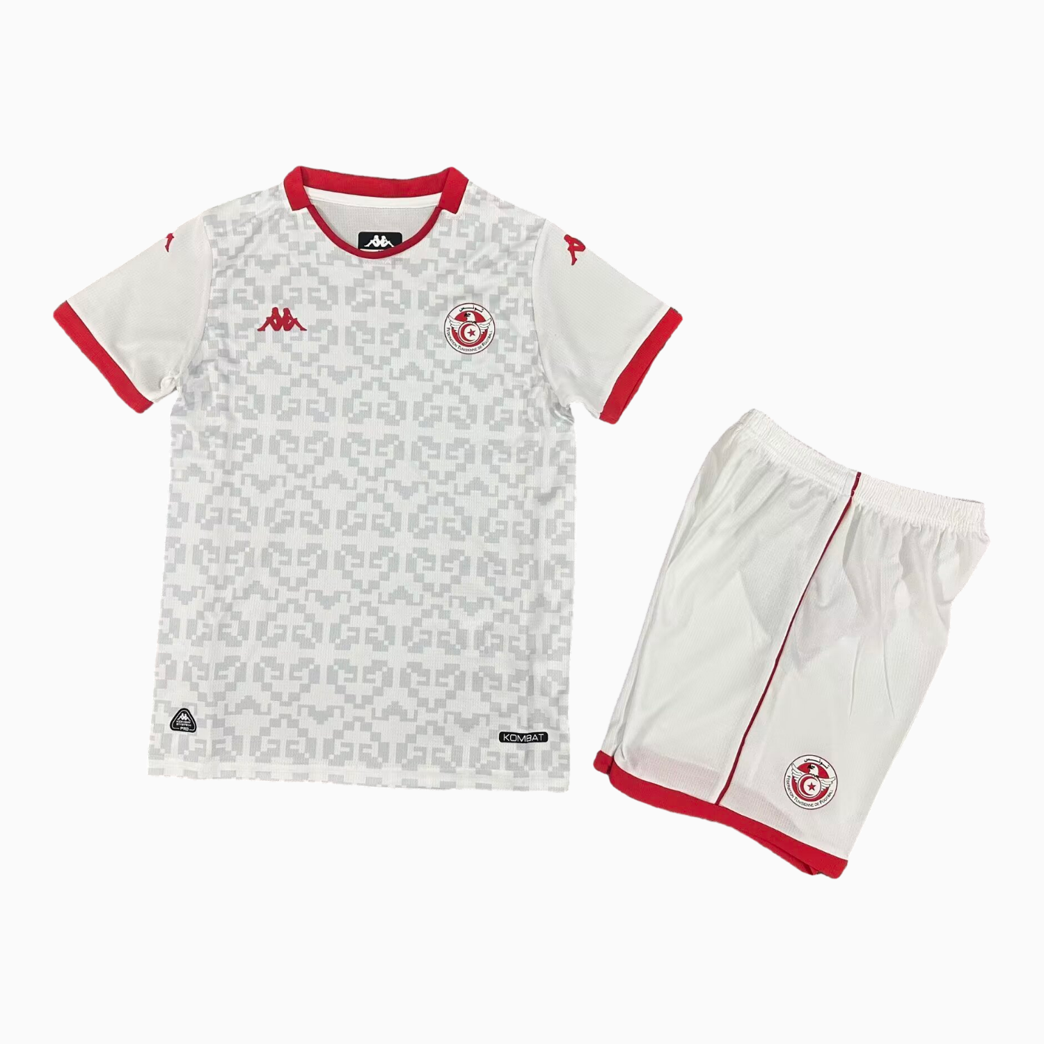 AlphaJersey-Tunisia 2026 Away White Kids Kit