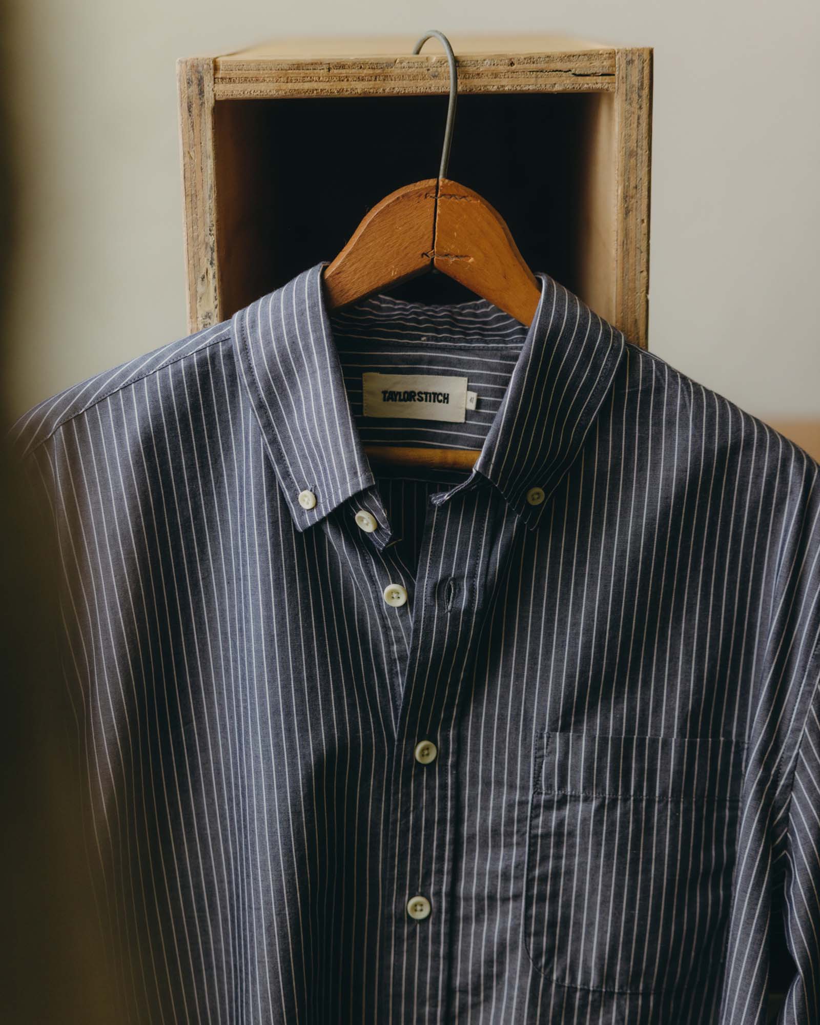 The Jack in Rinsed Indigo Stripe | Modern Menswear by yycbvcnbmmnbm