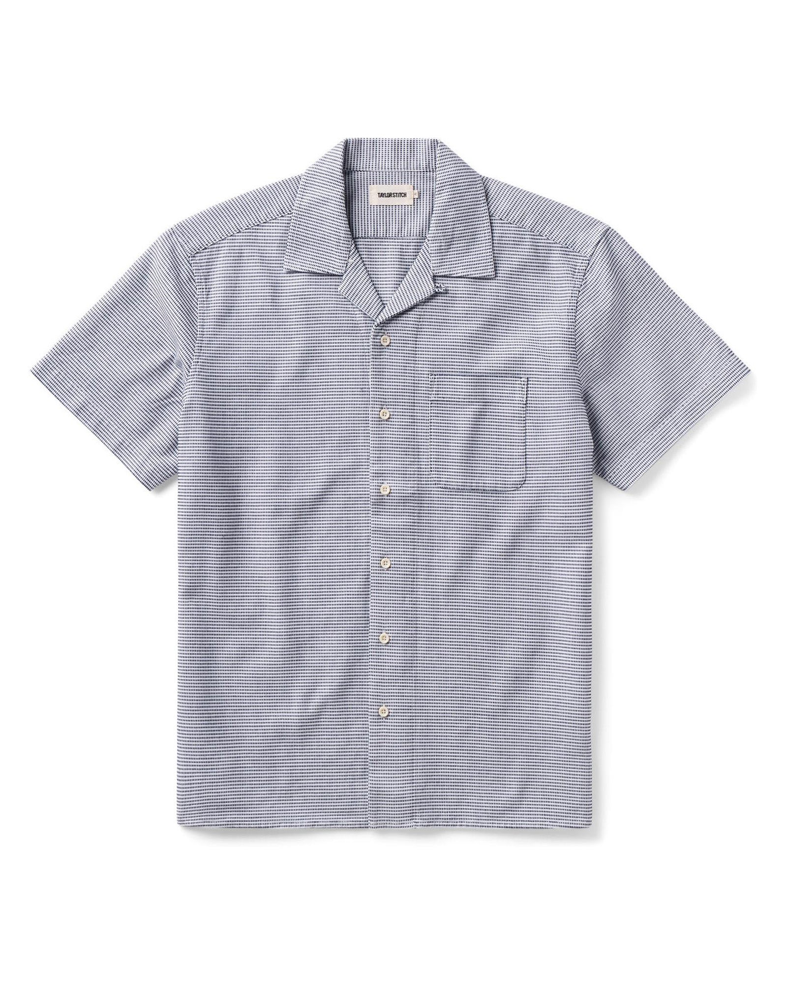 The Hawthorne Shirt in Blue Pin Dot Dobby | Modern Menswear by yycbvcnbmmnbm