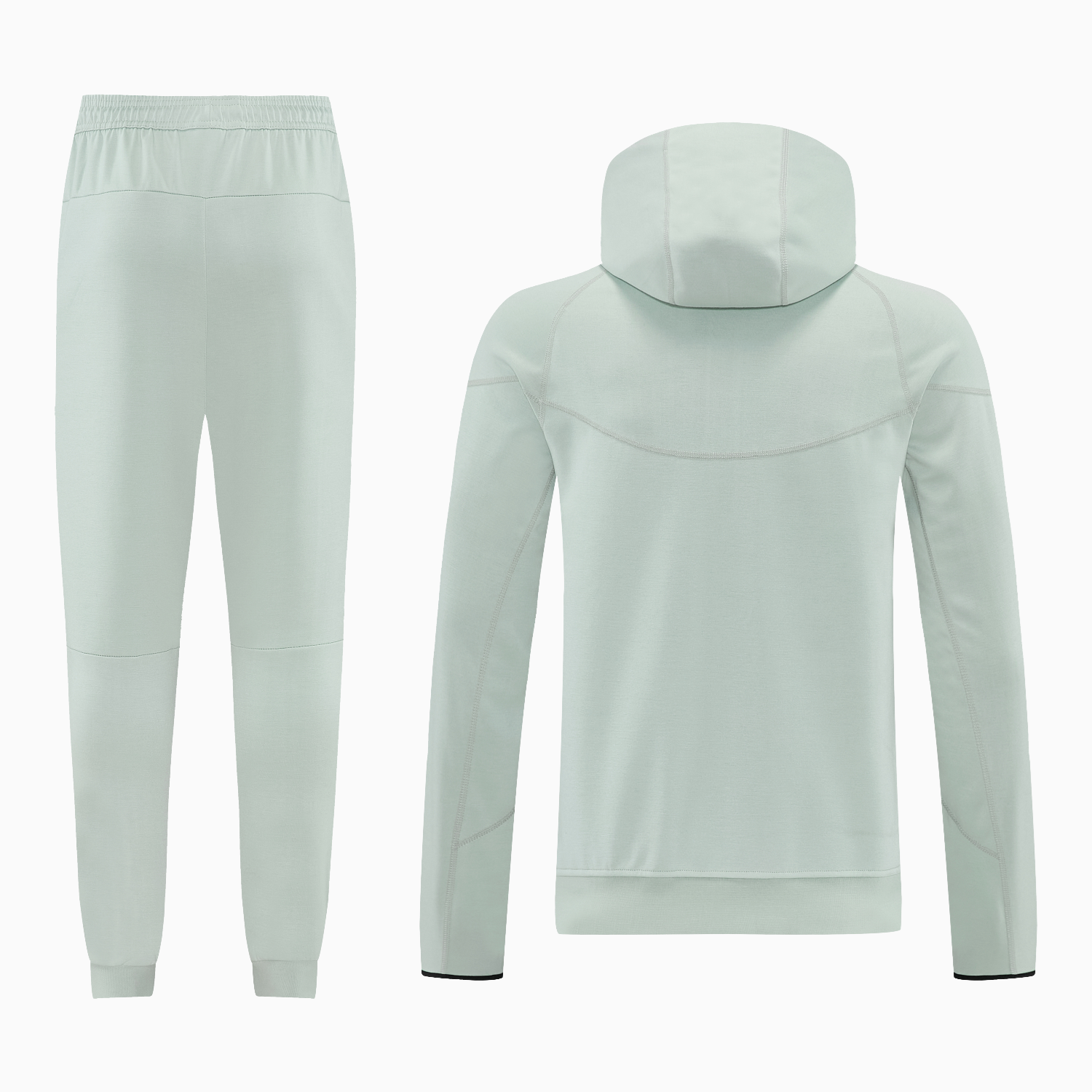 AlphaJersey-Inter Milan 25-26 Hooded Windbreaker Training Set - Grey Green Top & Pants