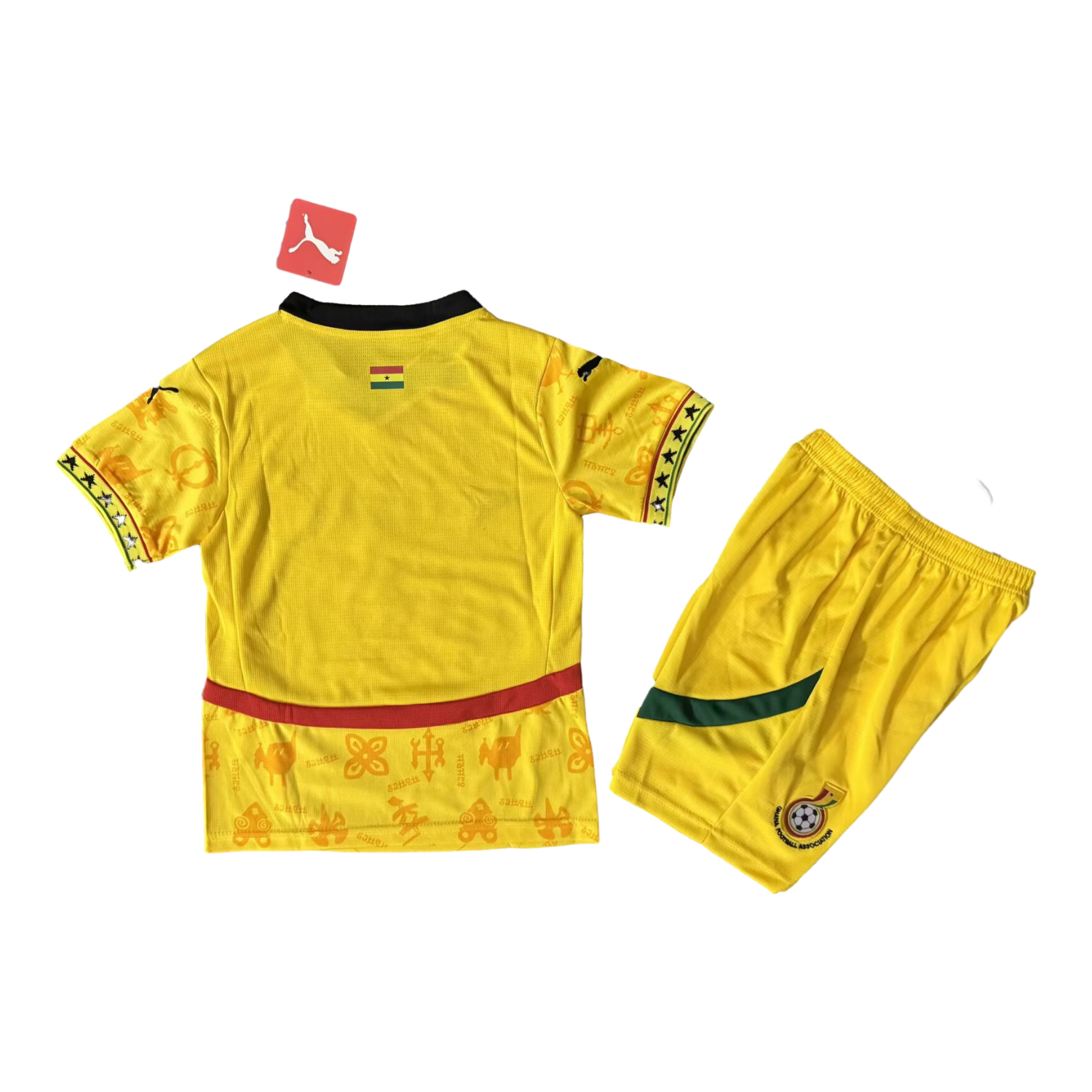 AlphaJersey-Ghana 25-26 Away Kids Kit