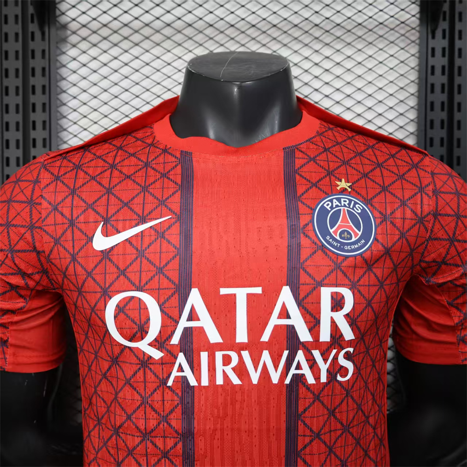 AlphaJersey-Paris Saint-Germain PSG 25-26 One Star Red Special Edition Jersey - Player Version