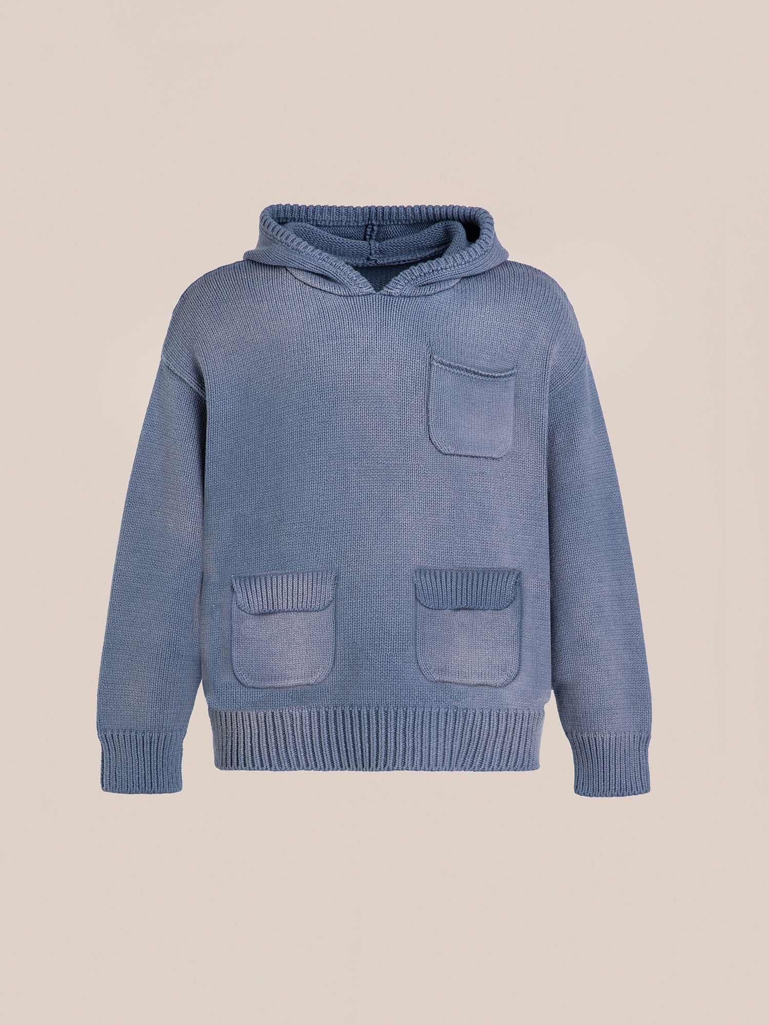 Faded Knit Pocket Hoodie | Modern Menswear by yycbvcnbmmnbm