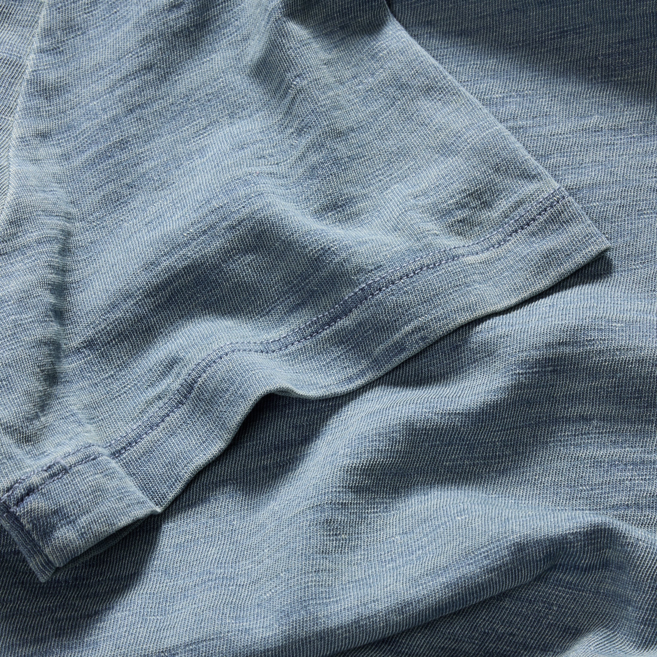 The Slub Tee in Washed Indigo | Modern Menswear by yycbvcnbmmnbm