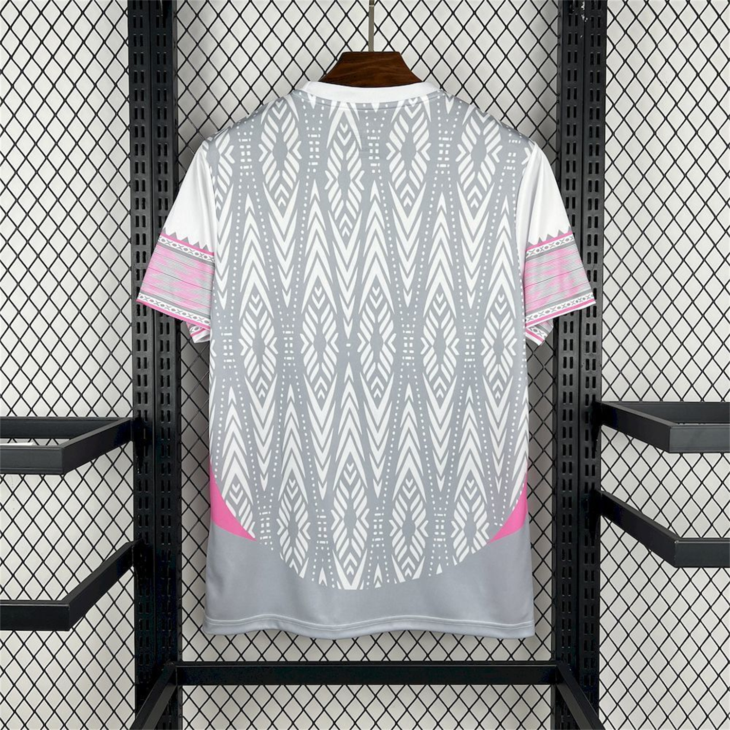 AlphaJersey-Mexico 25-26 Feathered Serpent Pink And Grey Special Jersey - Fans Version