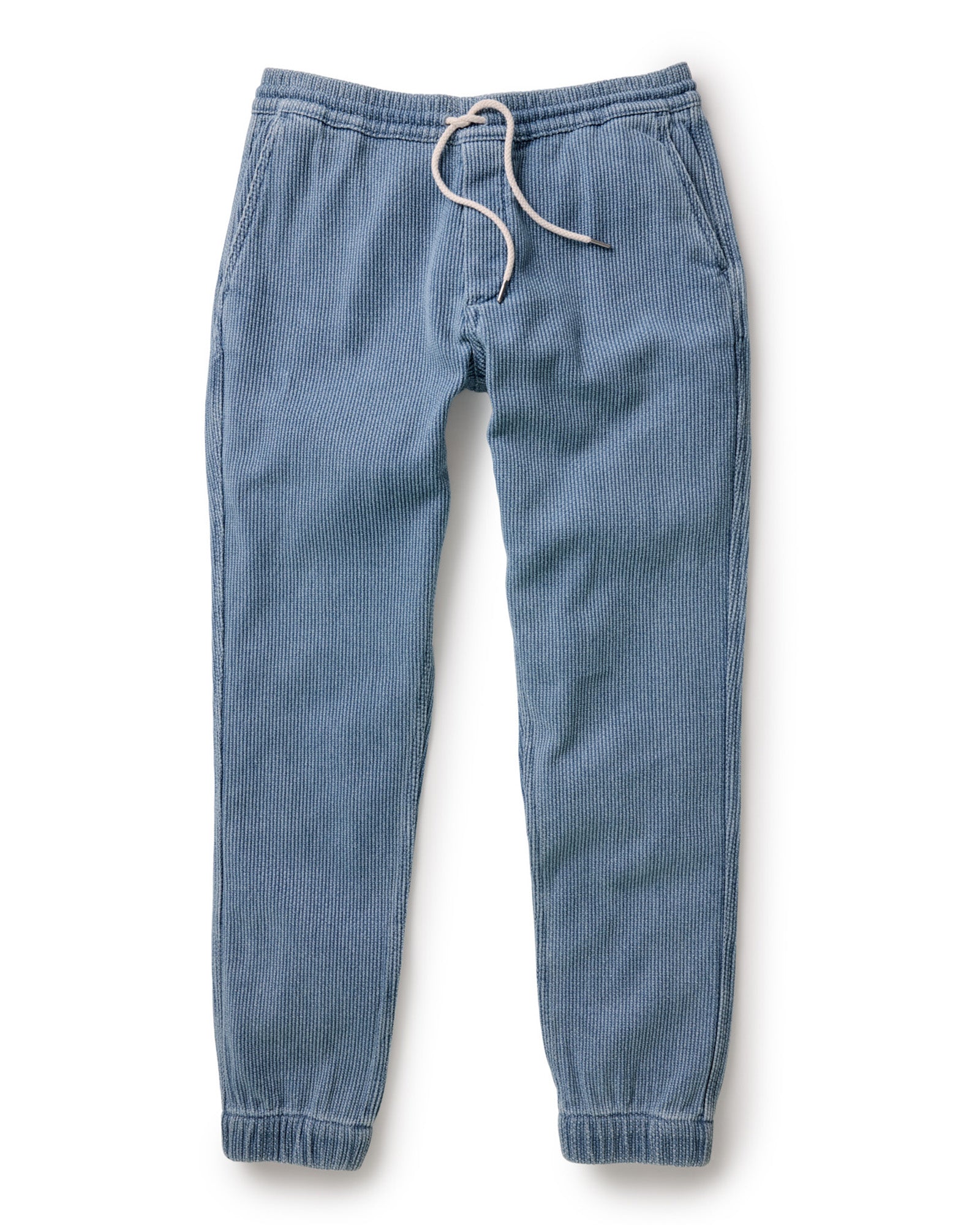 The Apres Pant in Washed Indigo Sashiko | Modern Menswear by yycbvcnbmmnbm