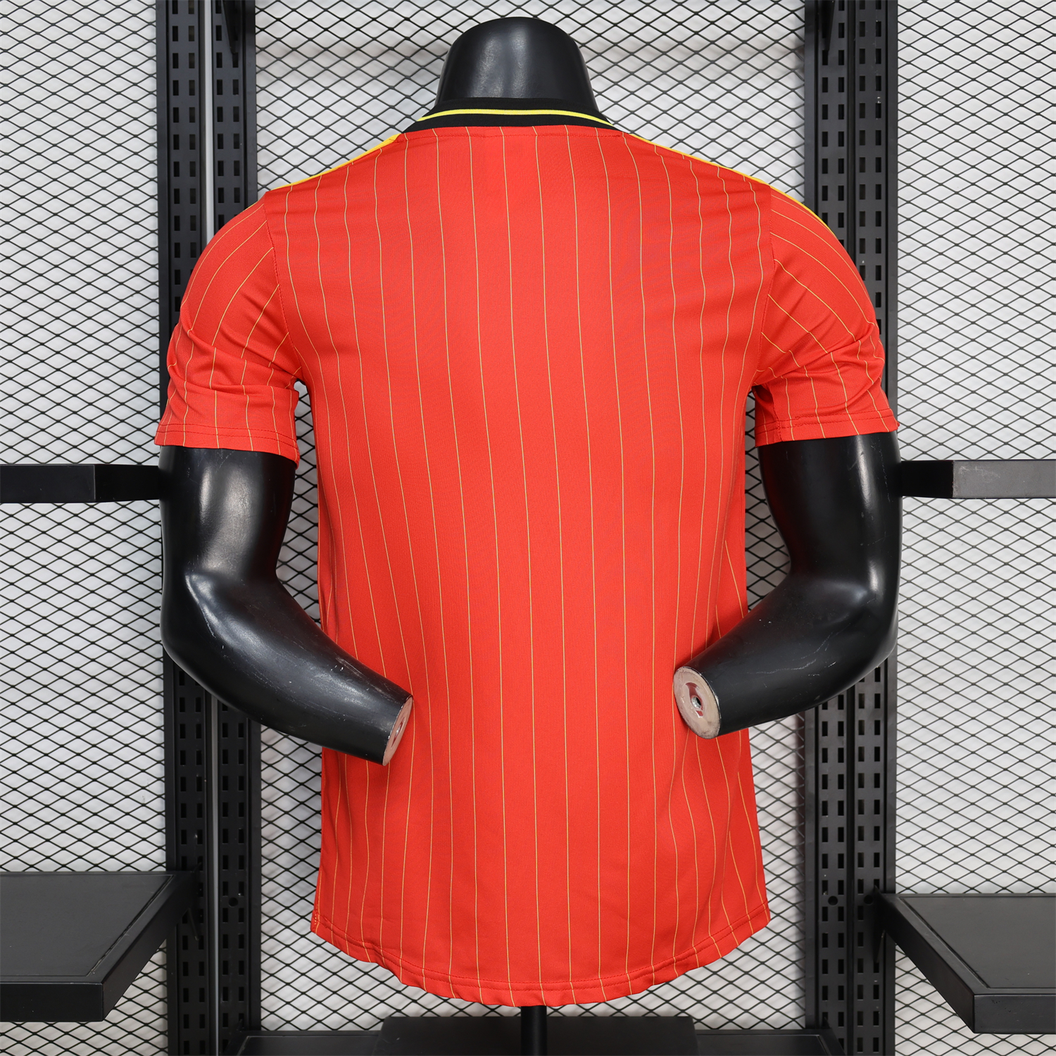 AlphaJersey-Belgium 2026 Terrace Icon Retro Casual Style Red Jersey - Player Version