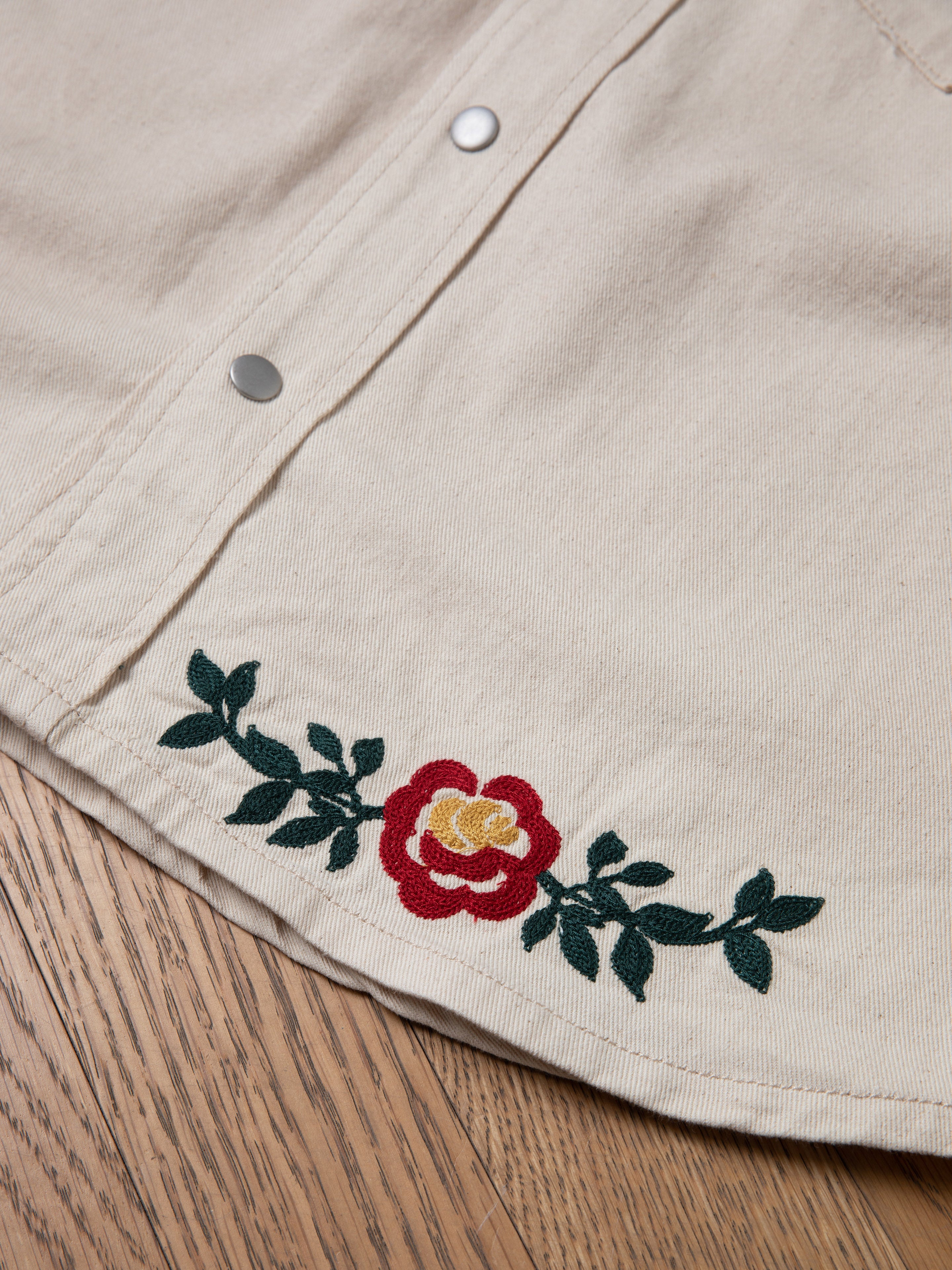 Western Floral Denim Shirt | Modern Menswear by yycbvcnbmmnbm