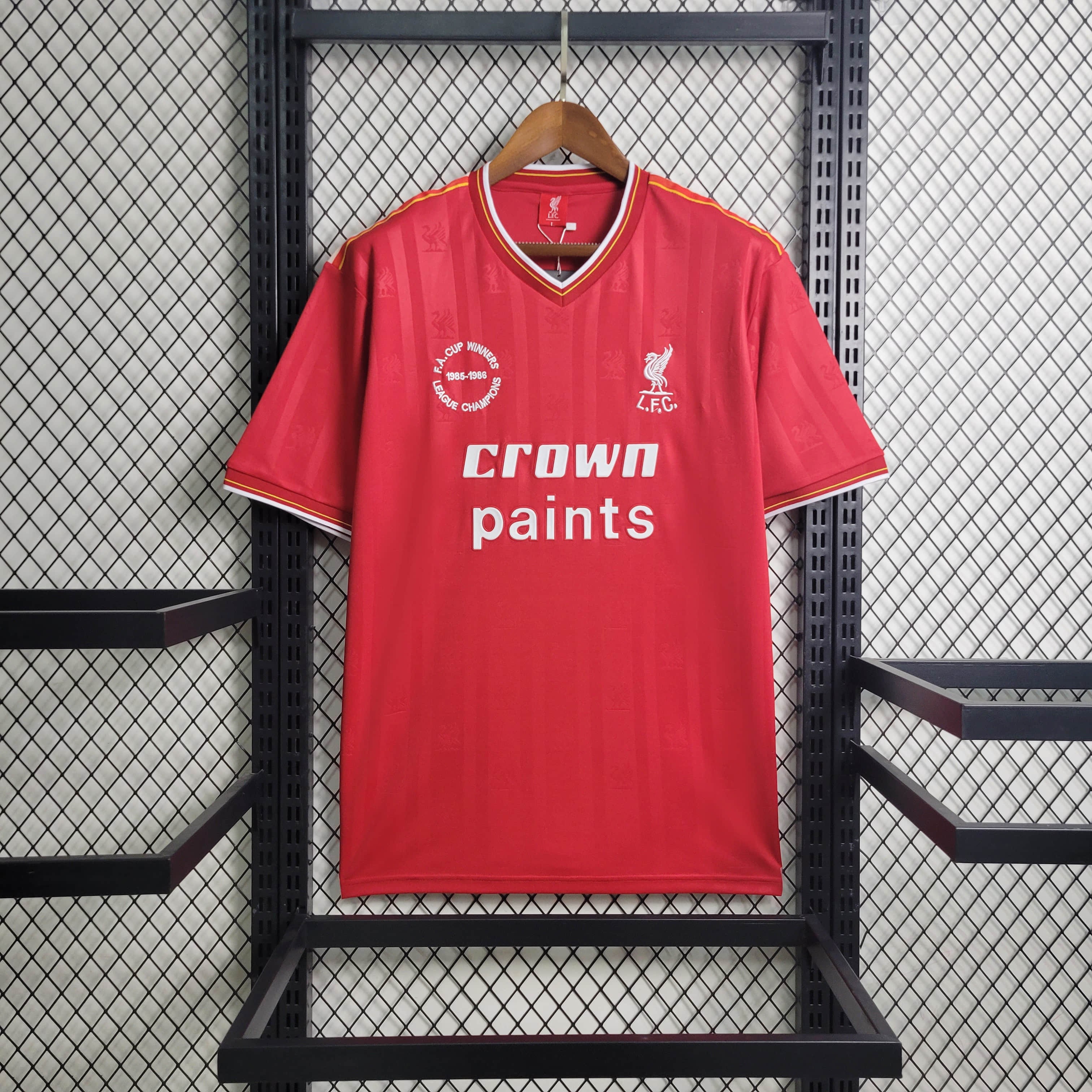 AlphaJersey-Retro Liver.pool 1986-87 Home Stadium Jersey