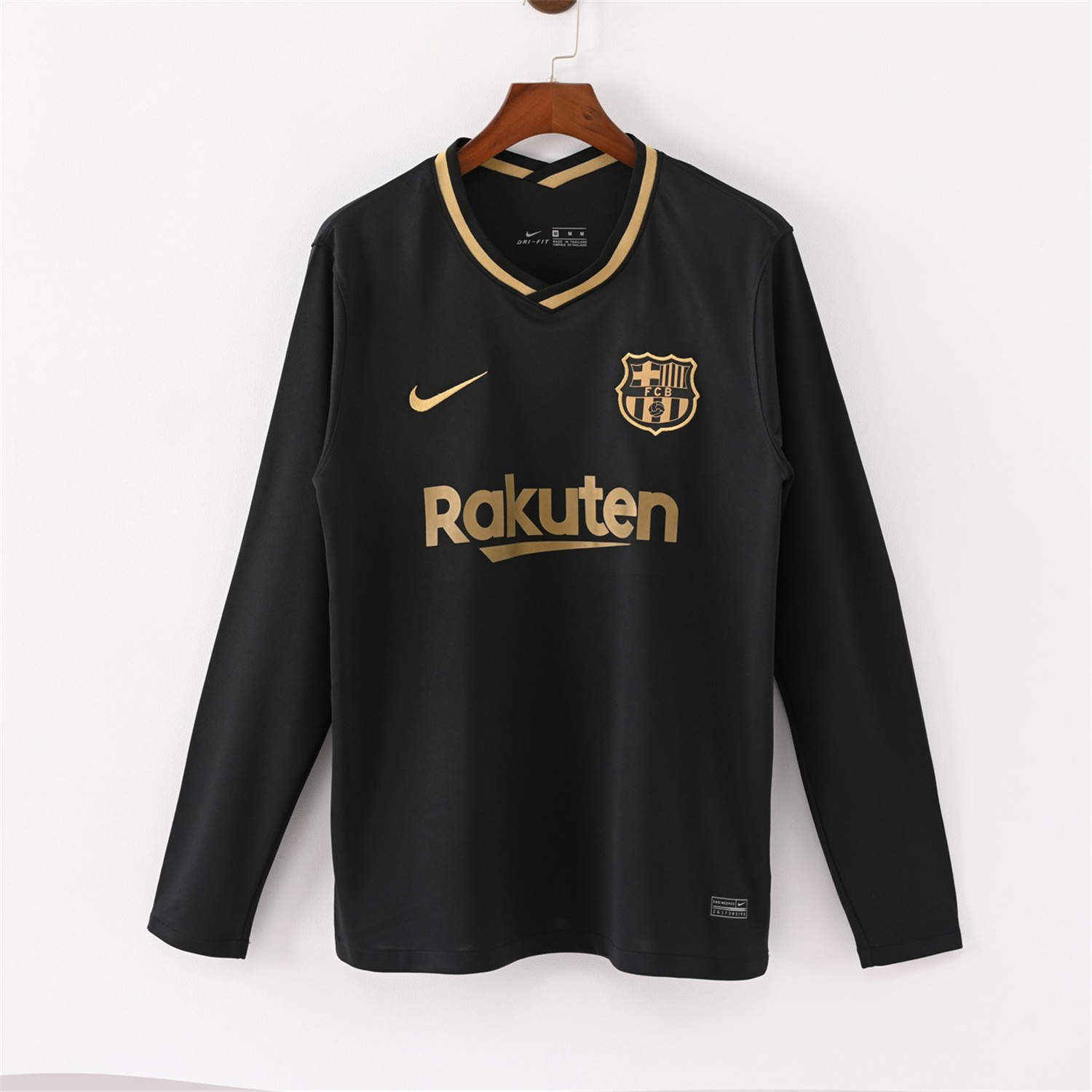 AJ-AlphaJersey-Retro Barcelona 20-21 Away Long Sleeves Jersey