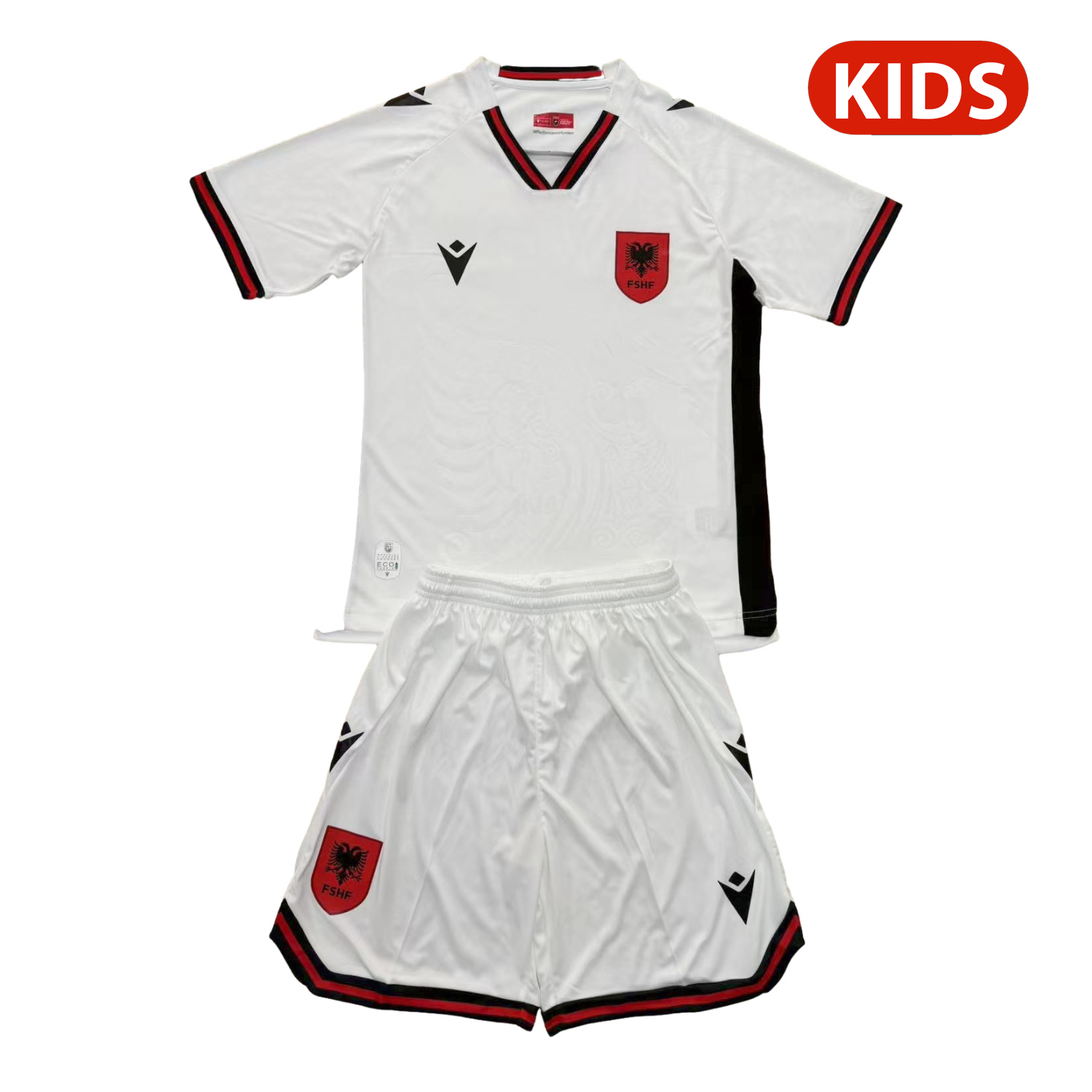 AlphaJersey-Albania 25-26 Away Kids Kit