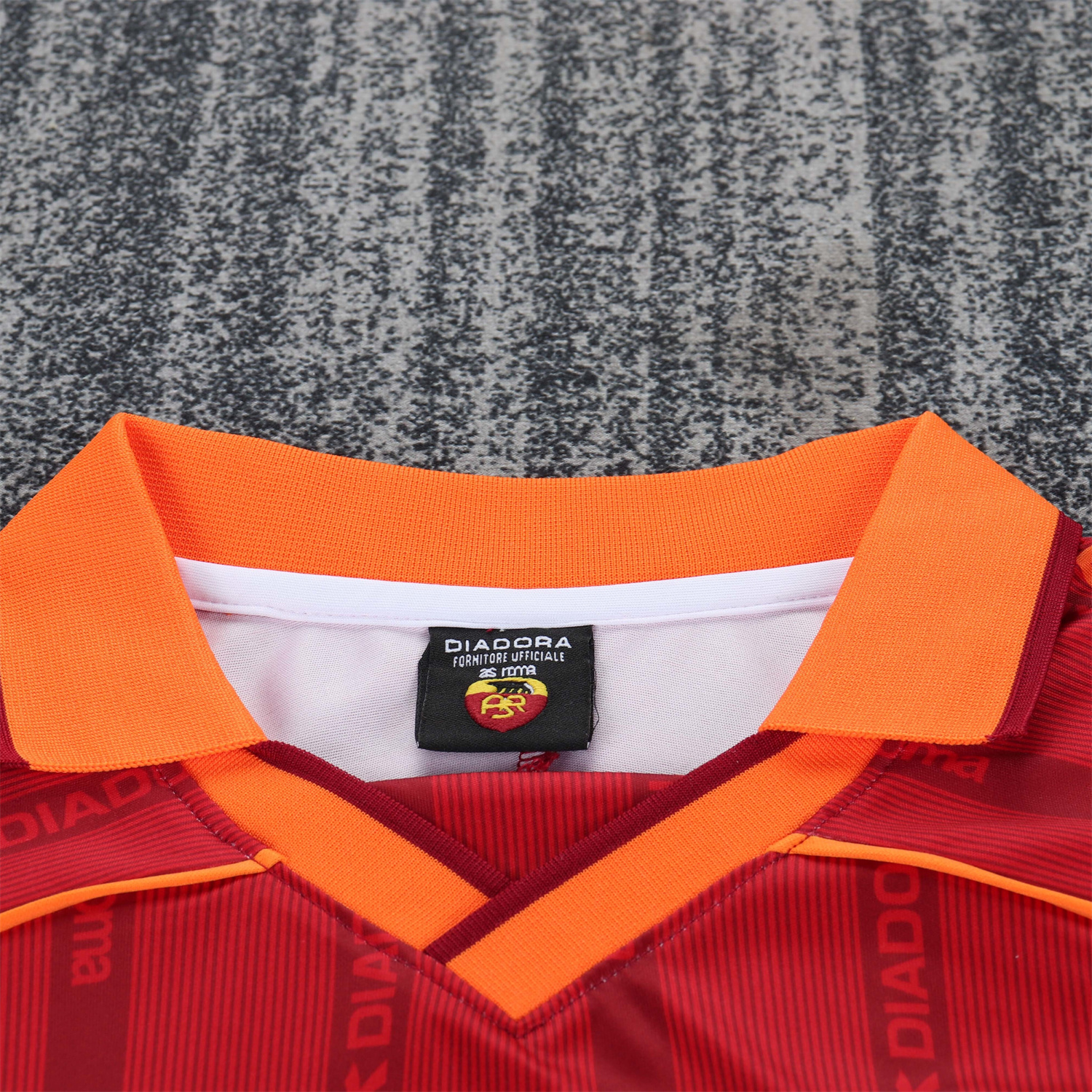 AlphaJersey-Retro Roma 1999-00 Home Kids Kit