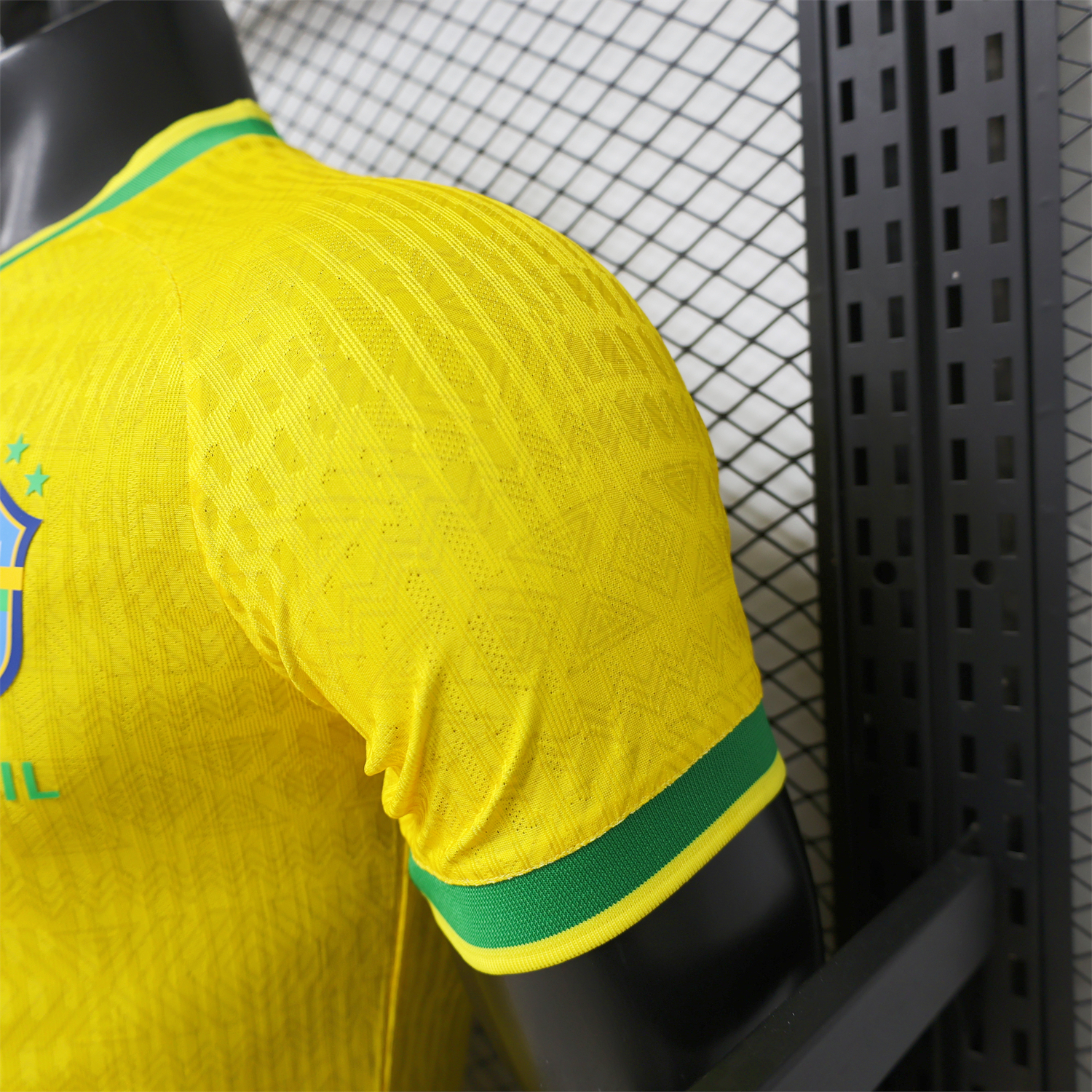 AlphaJersey-Brazil 2026 Green Edge Yellow Special Jersey - Player Version